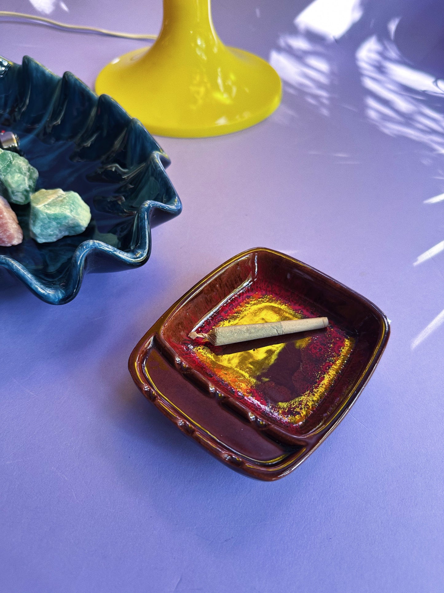 Vintage McMaster K1 Pottery Canada Ashtray / Throw / Ring Dish