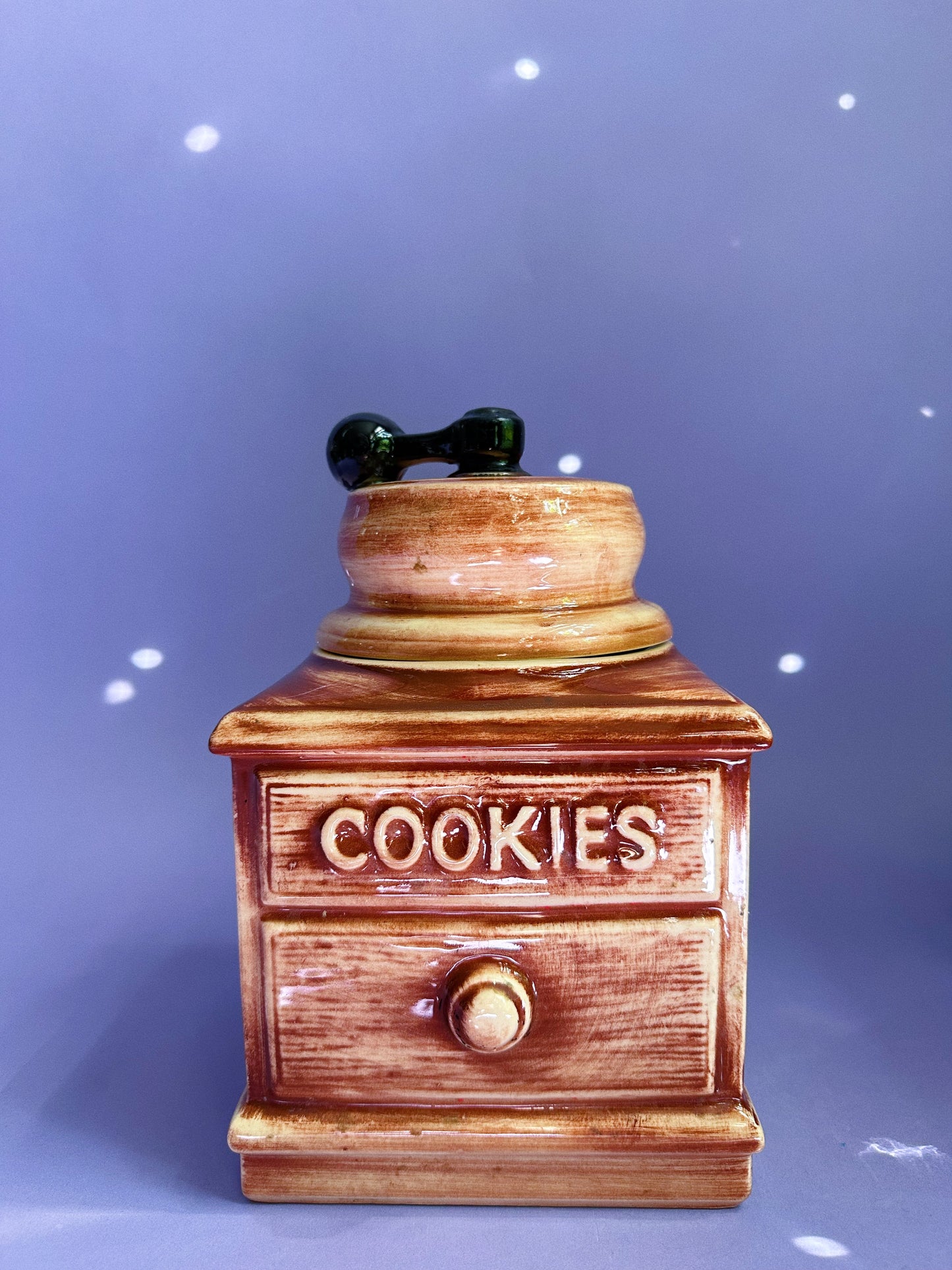 Vintage McCoy Coffee Grinder Cookie Jar