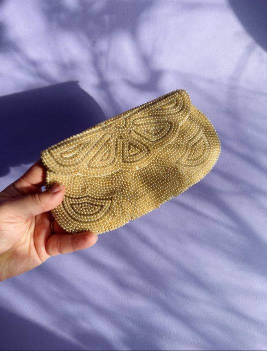 Sweet Vintage Beaded Clutch