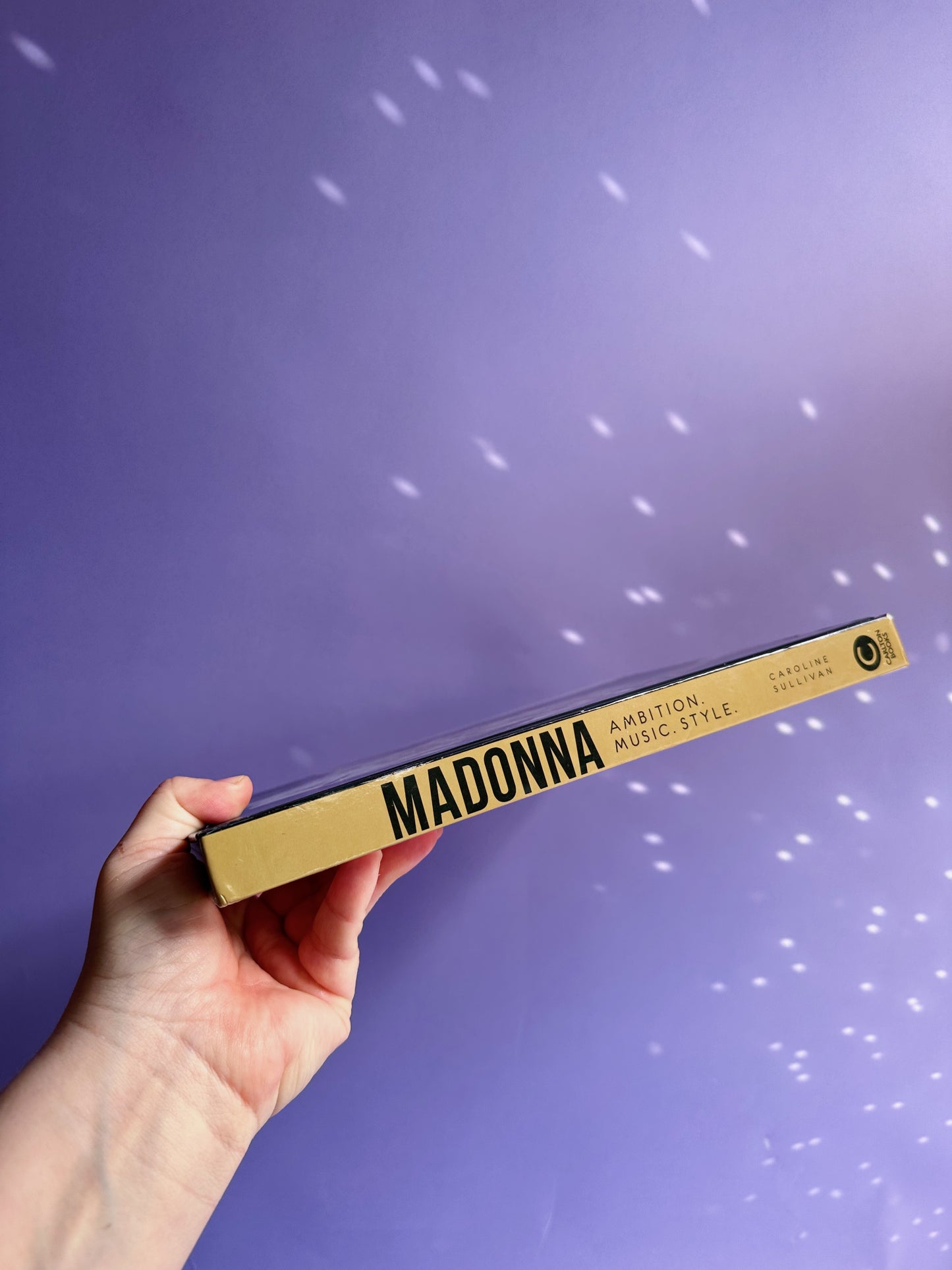 Hardcover Madonna Coffee Table Book - Black & Gold Cover