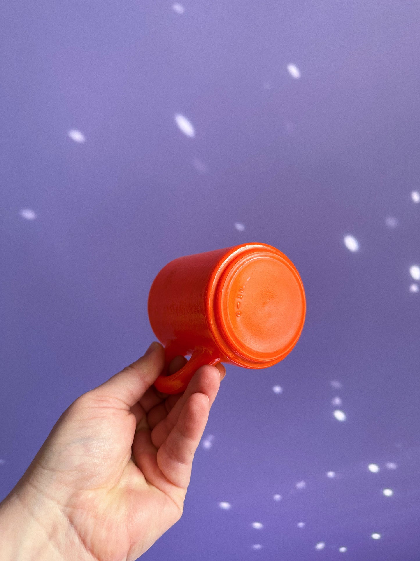 Vintage Hazel Atlas Orange Peel Coffee Mugs