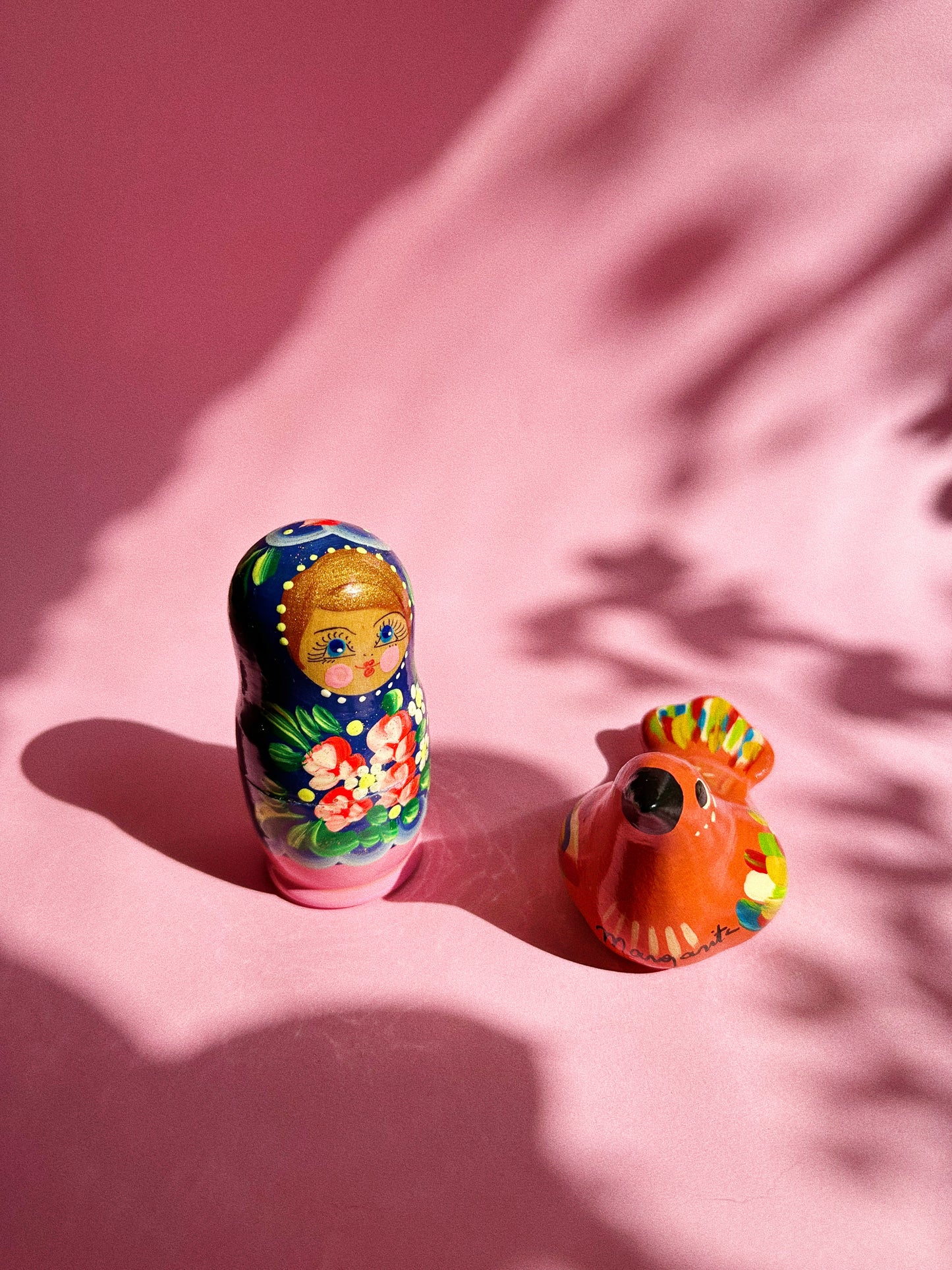 Set of 5 Handpainted Polish Matryoshka Nesting Dolls