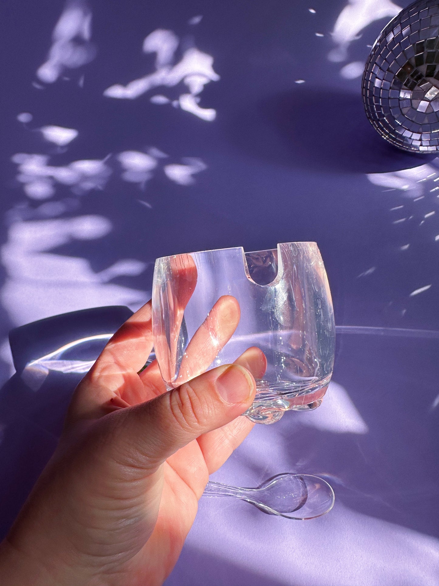 Vintage Lucite Acrylic Dome Lid Marmalade Preserve Pot With Spoon
