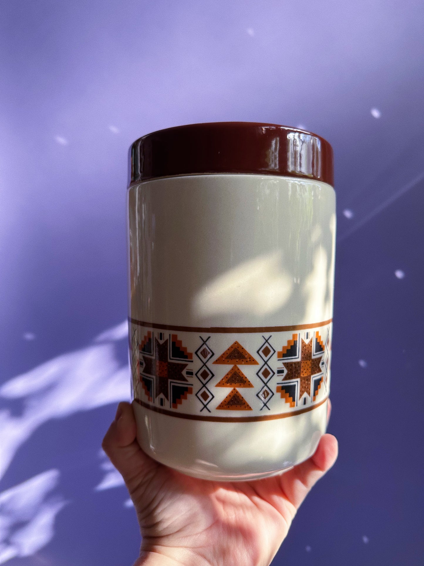 1970s Set of 4 Ceramic Kitchen Canisters