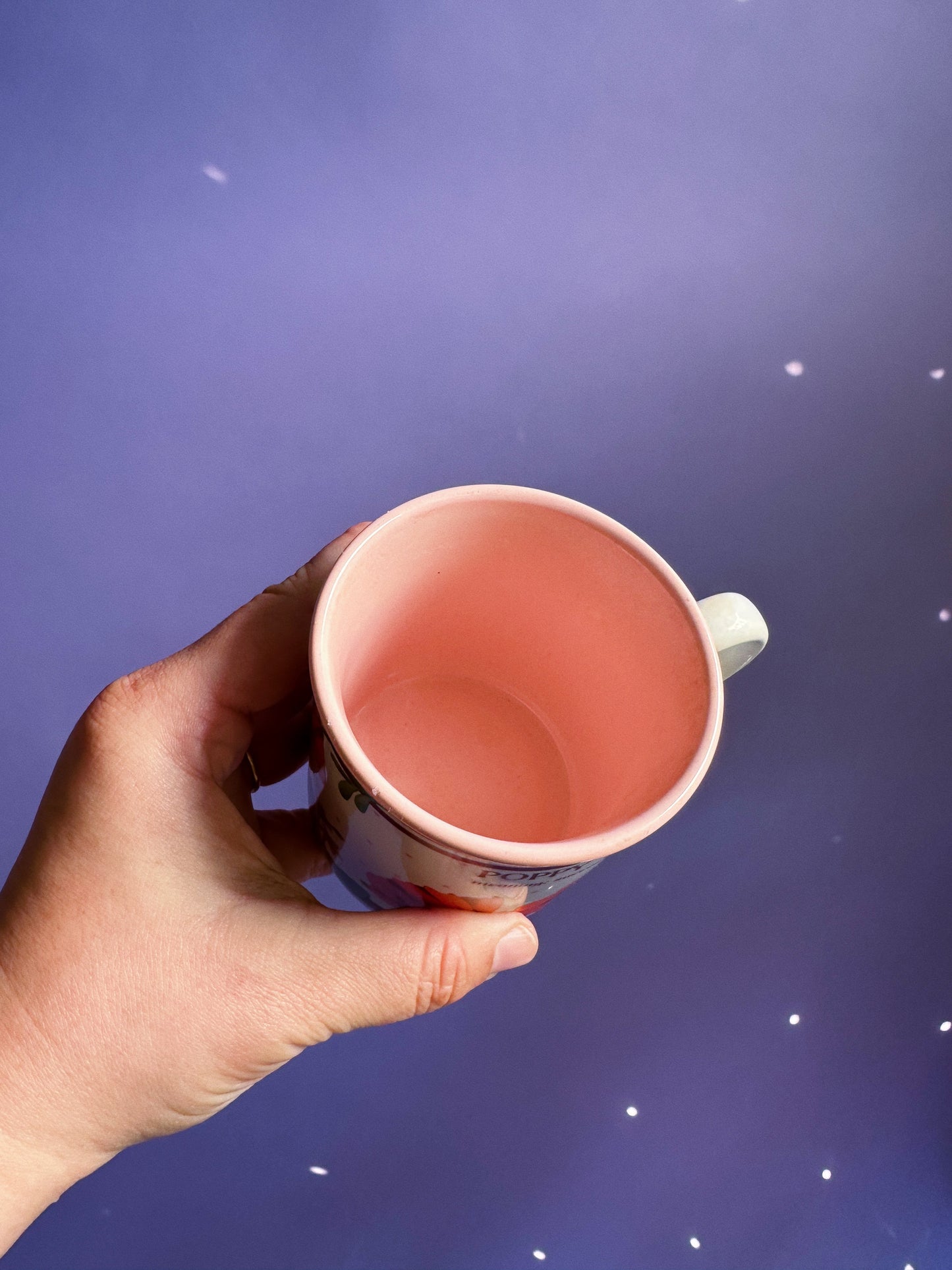 Vintage August Poppy Flower Ganz Coffee / Tea Mug