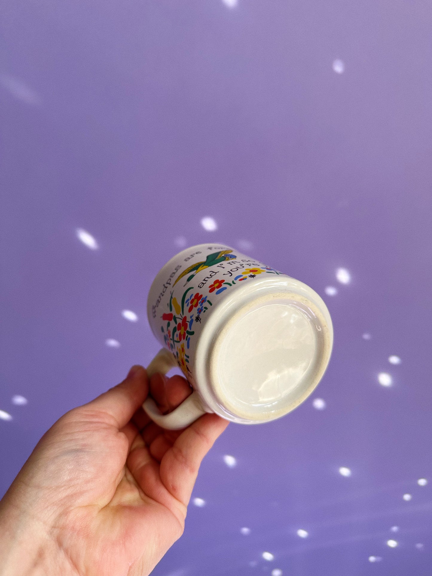 Vintage Ceramic Grandpas Are Forever Mug