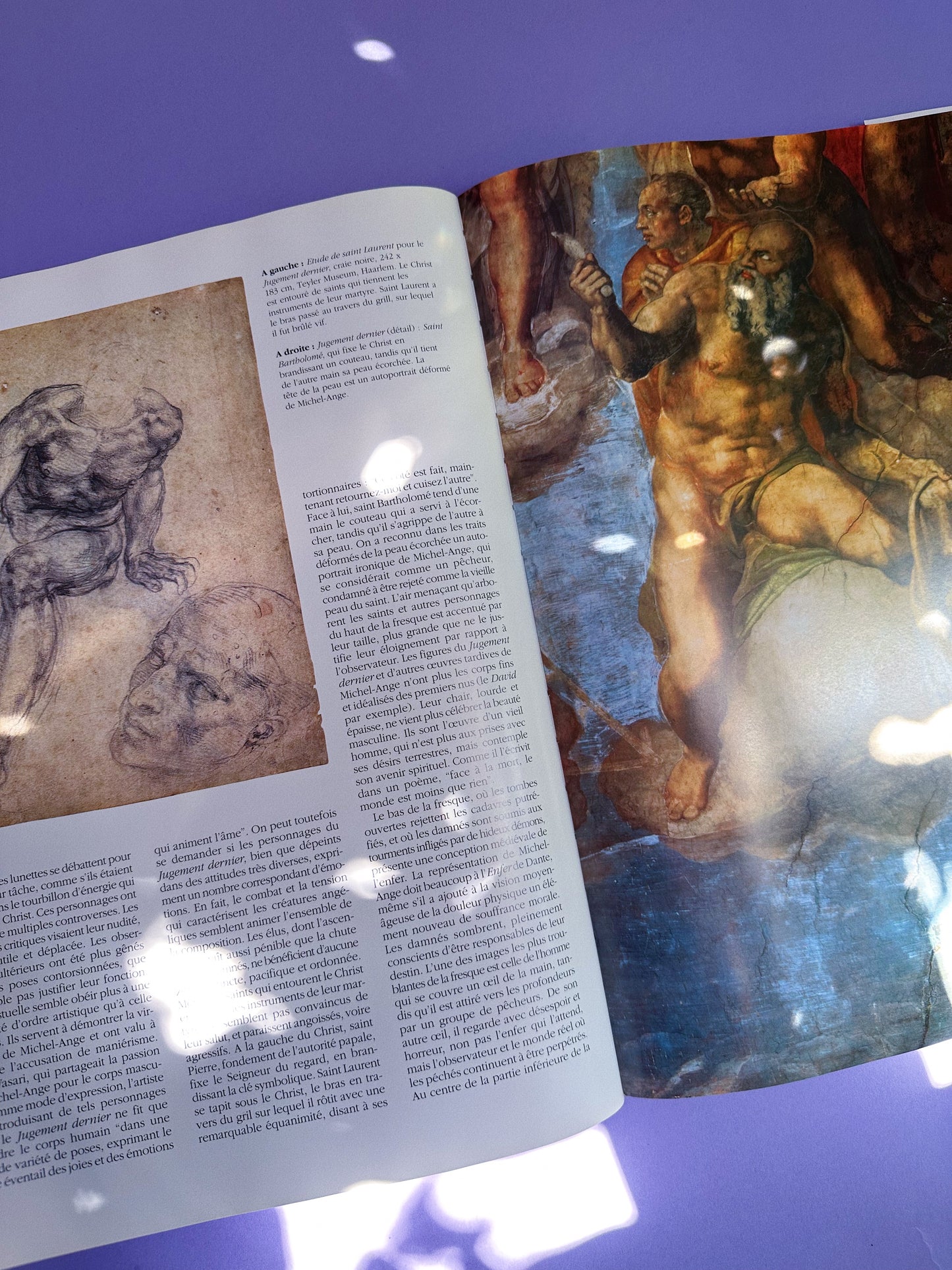 Large Michelangelo in French Coffee Table Book
