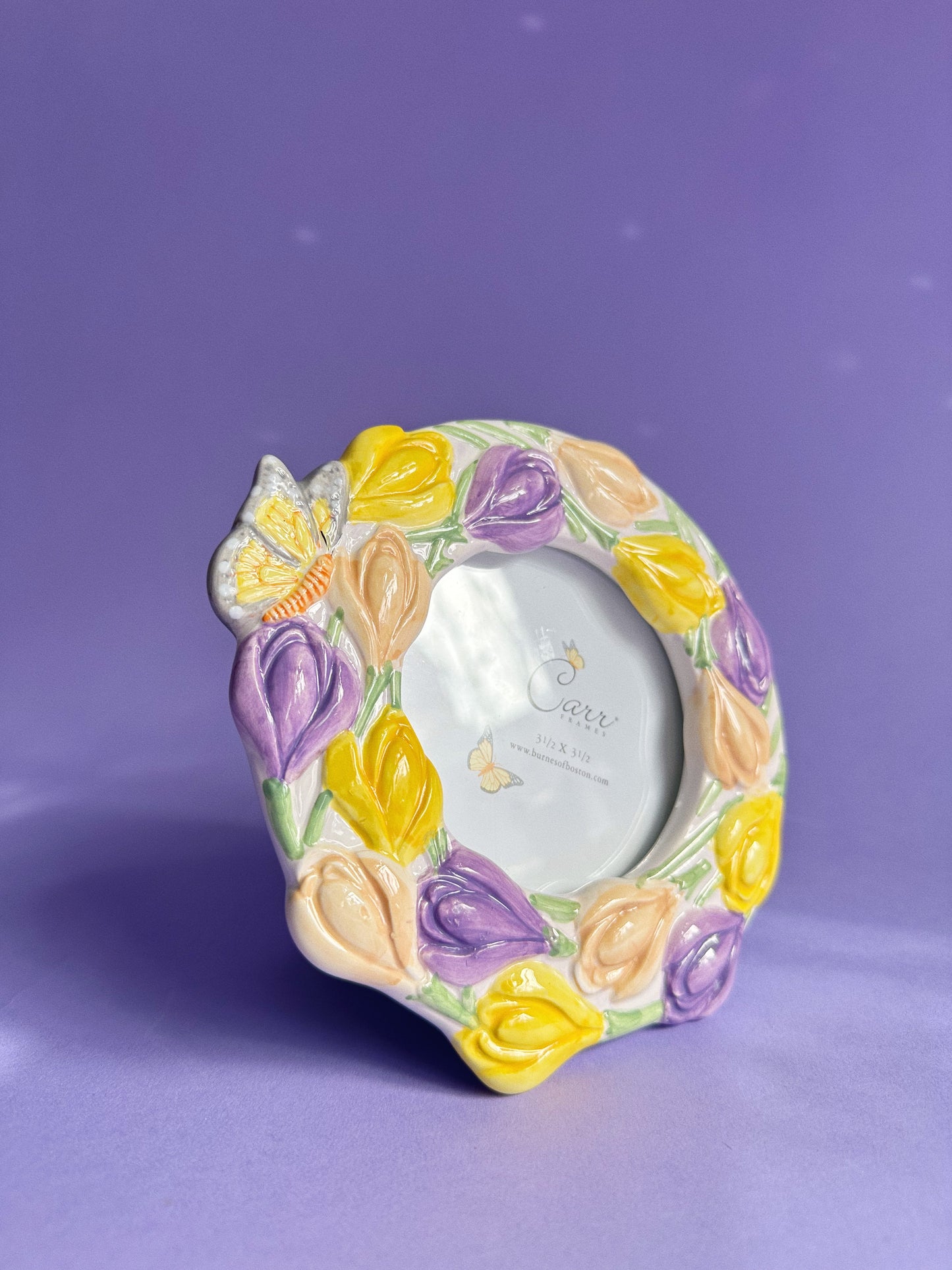 Ceramic Floral Y2K Picture Frame