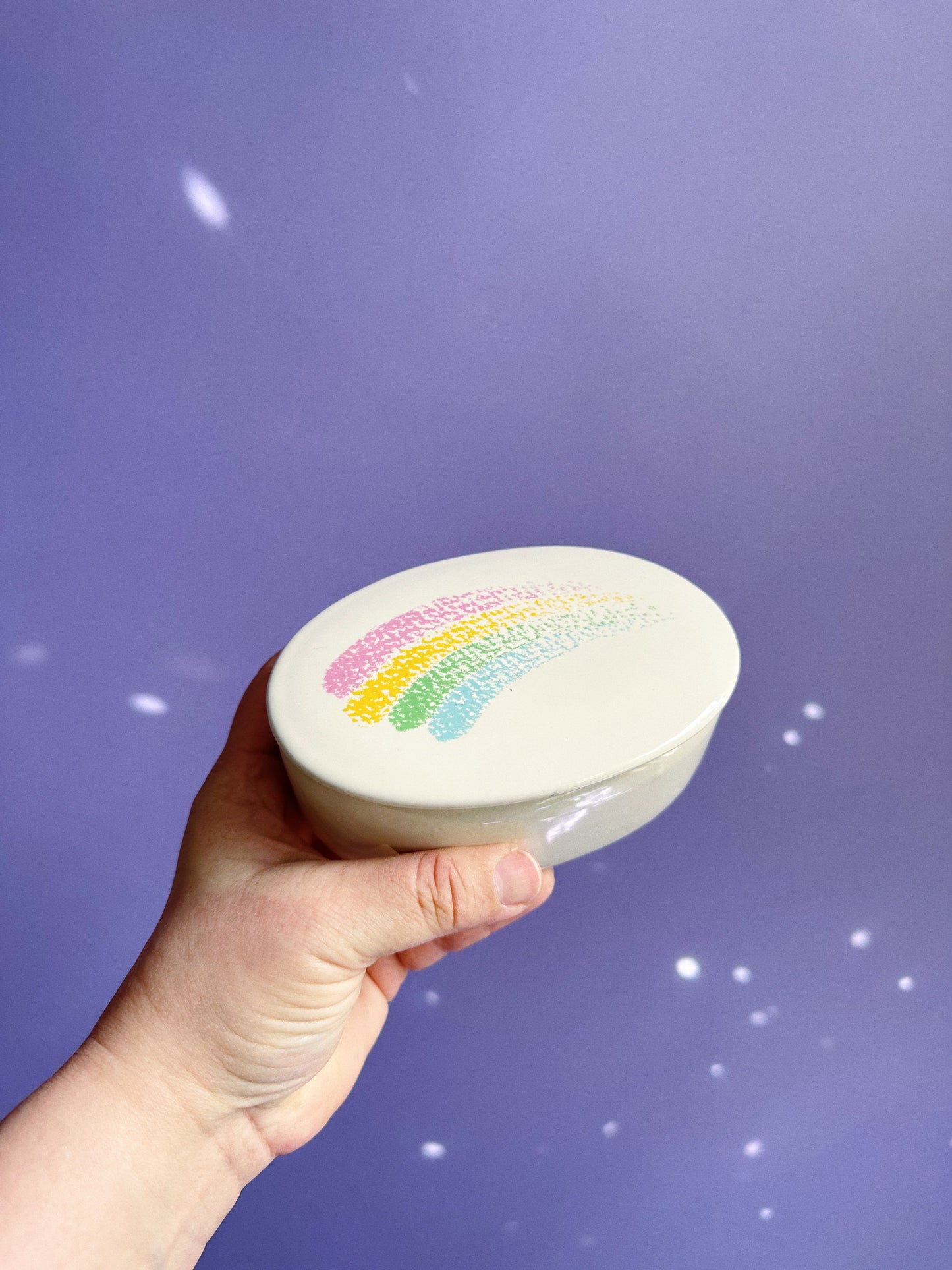 Vintage Teleflora Porcelain Lidded Box