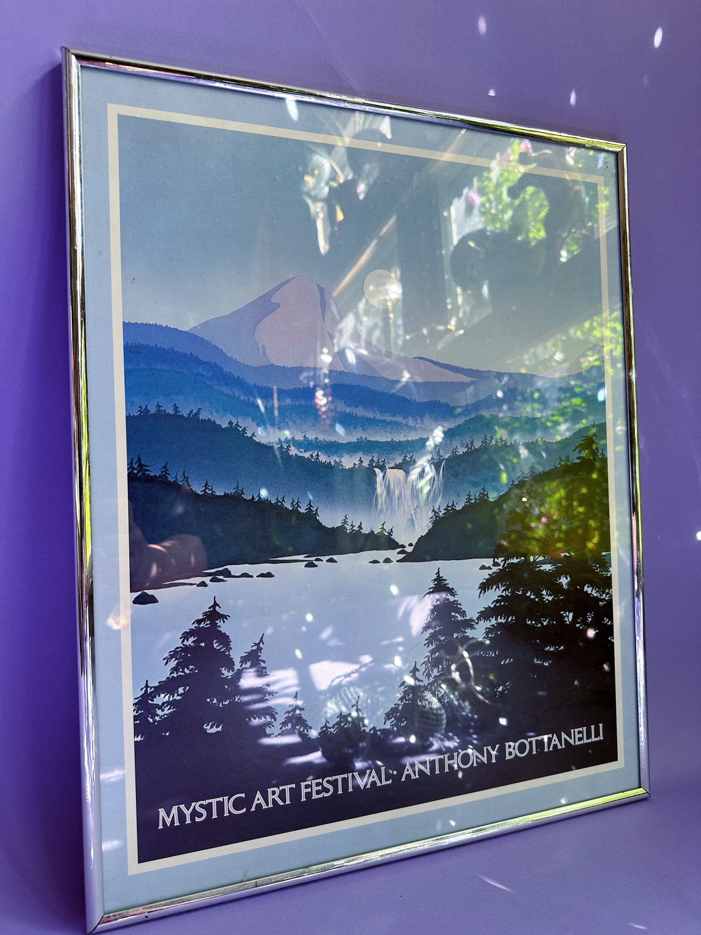 Vintage Mystic Art Festival Framed Print Poster