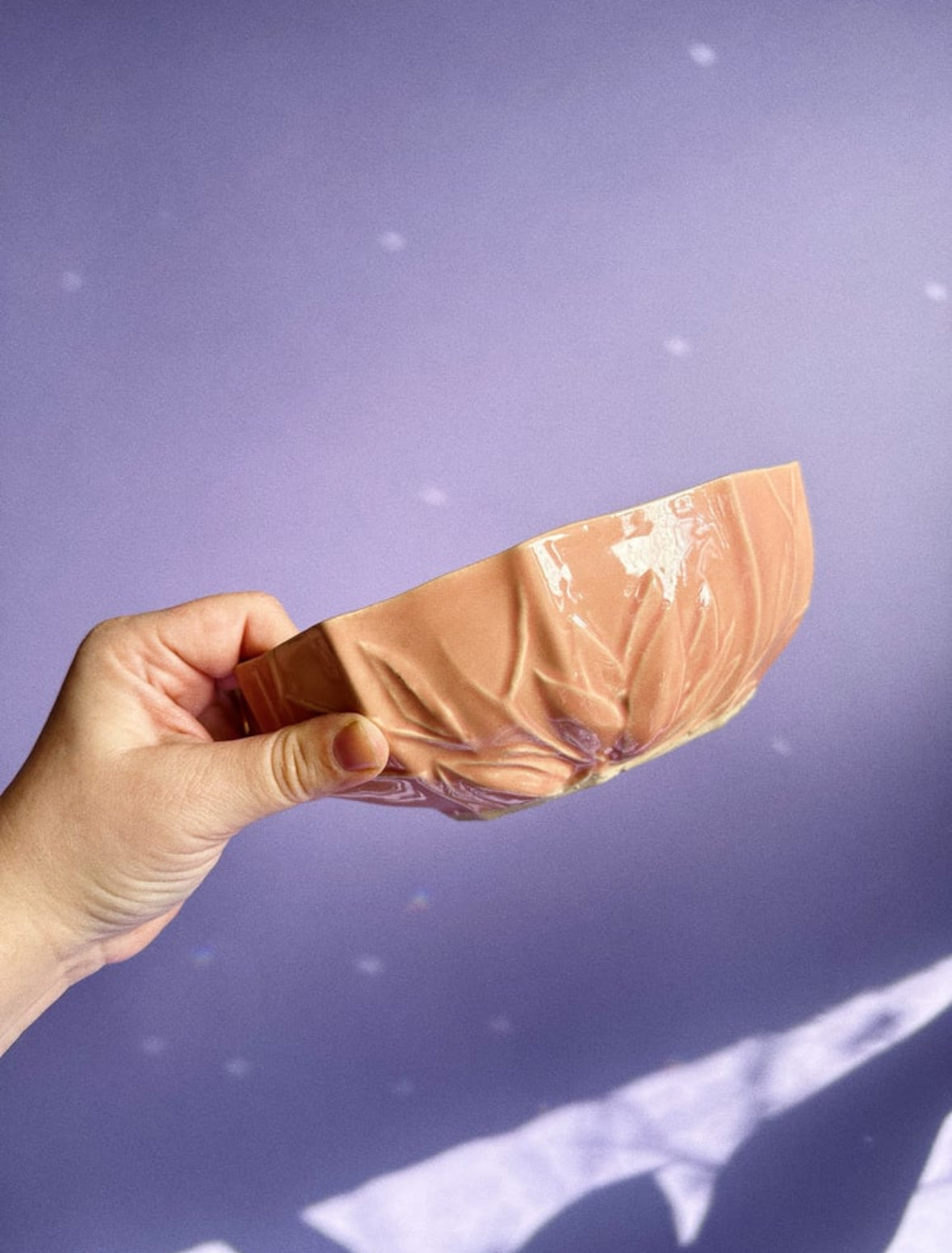 1940s Nelson McCoy Pottery Pink Lily Bowl Collectible Art Pottery Indoor Planter