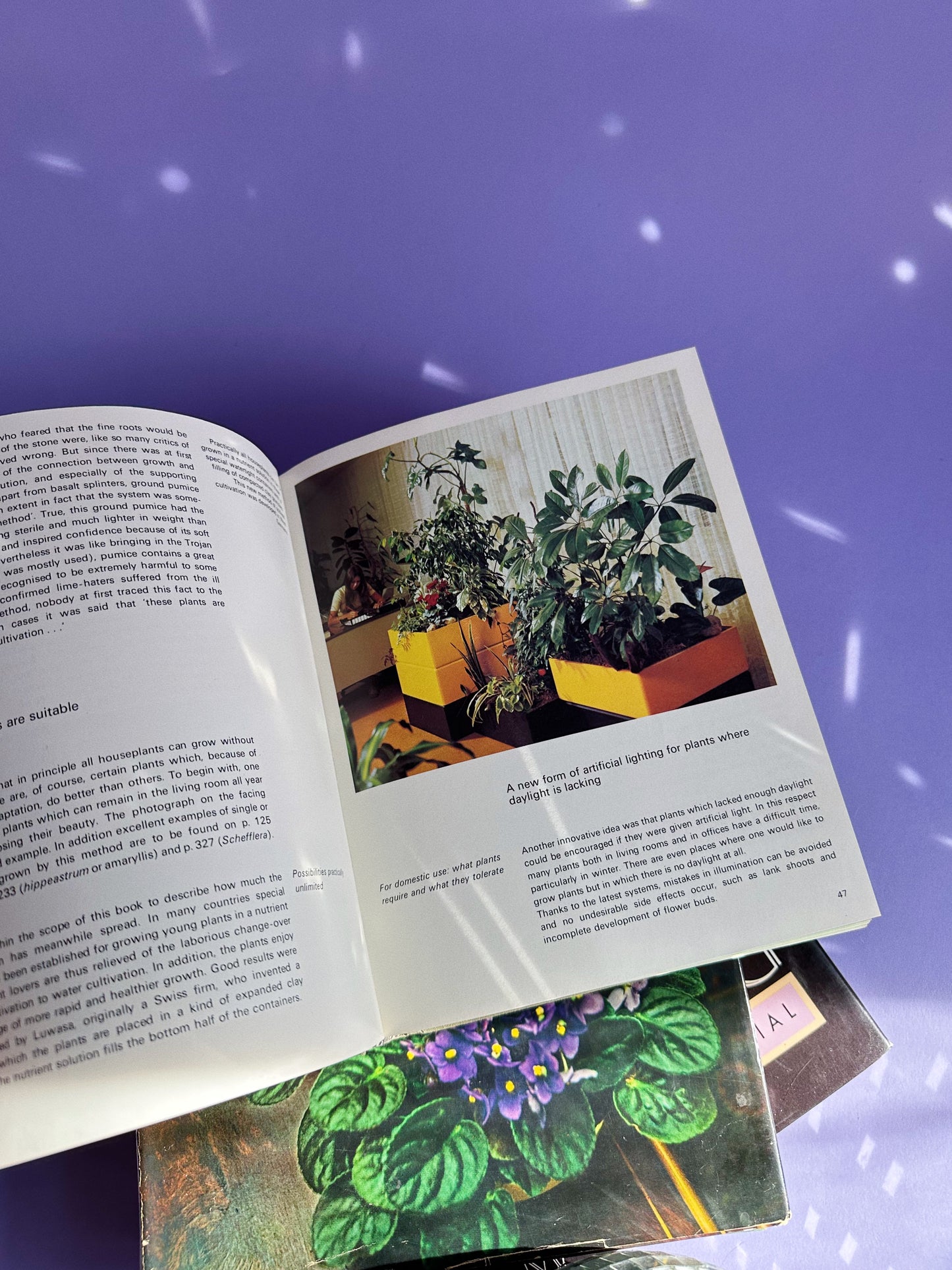 Vintage 1970s Treasury of Houseplants Hardcover Book