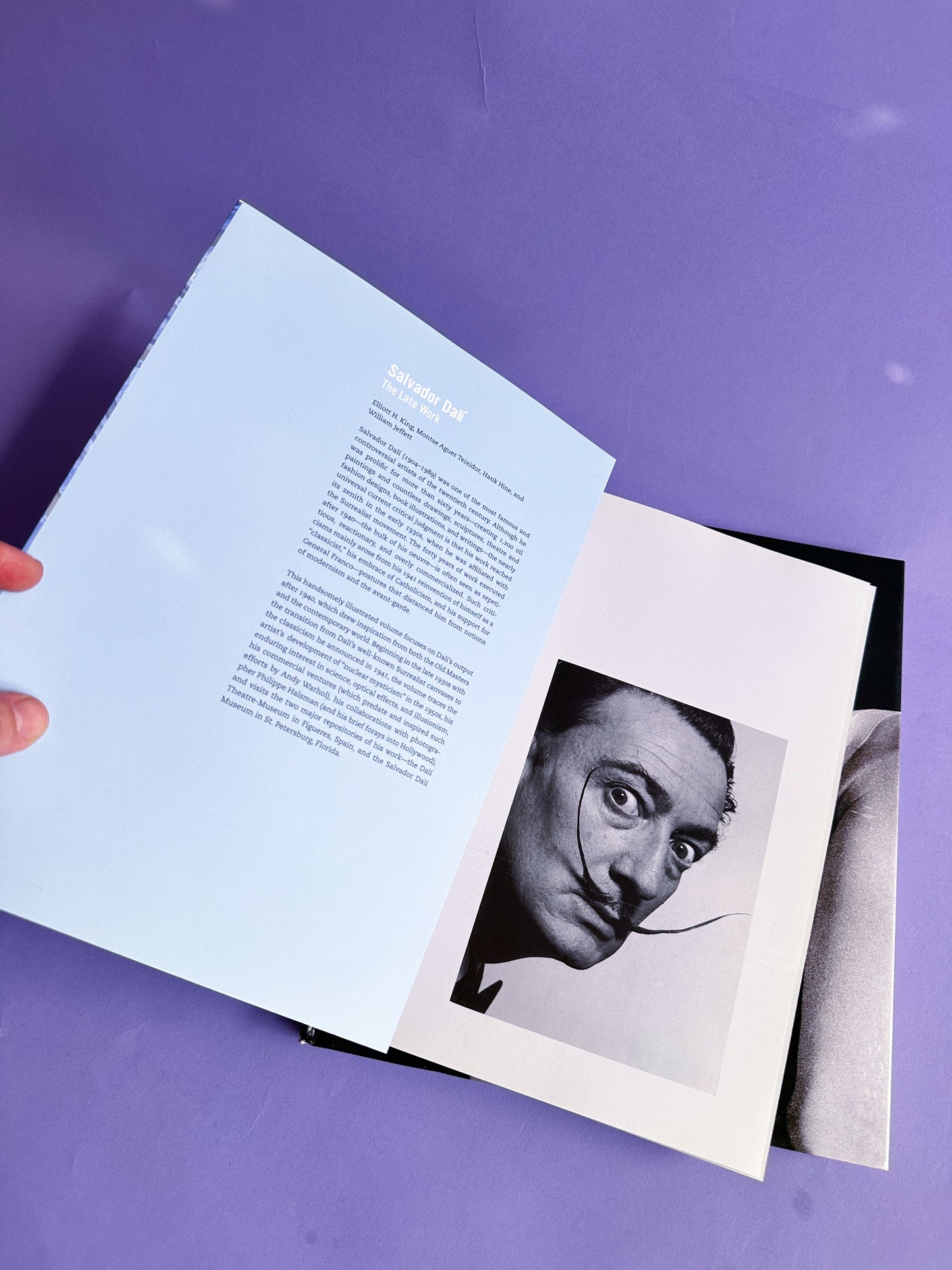 Salvador Dalí "The Late Work" Art Book - Blue Cover