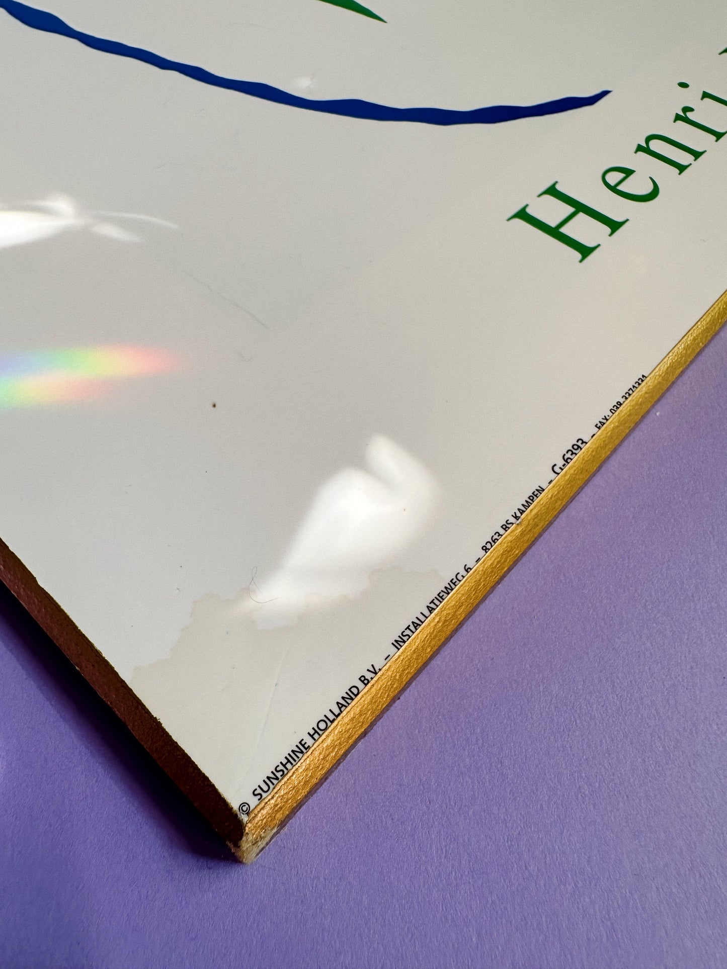 Matisse Blue Nude With Green Stockings Rare Authentic 1997 Wood Plaque Art Print