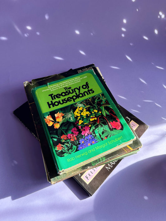 Vintage 1970s Treasury of Houseplants Hardcover Book