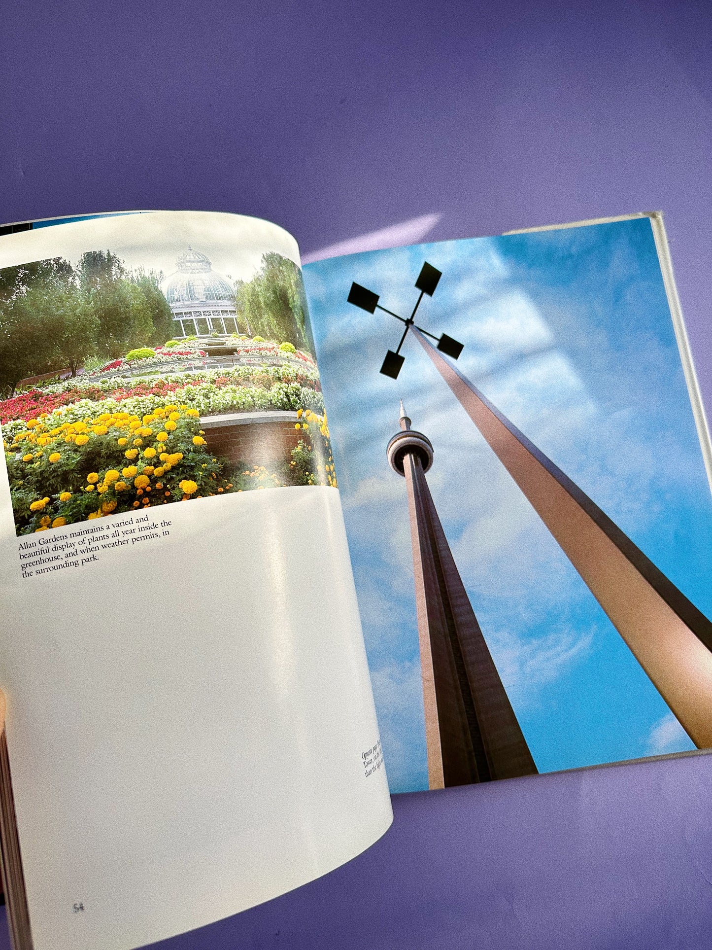 Vintage 1988 Hardcover Toronto Coffee Table Book