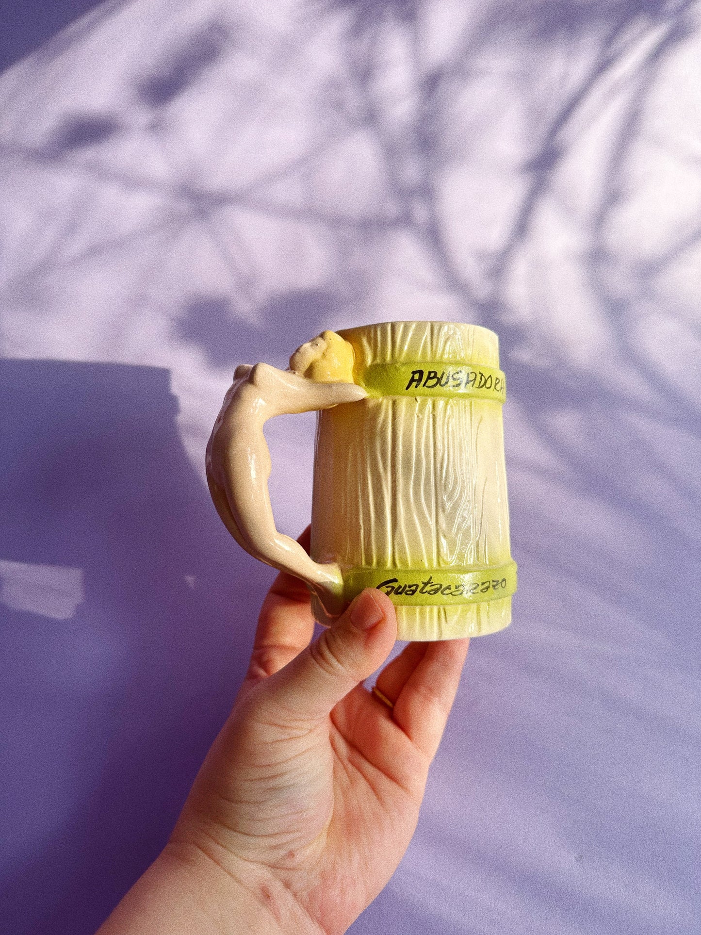 Vintage Nude Lady Ceramic Glazed Mug