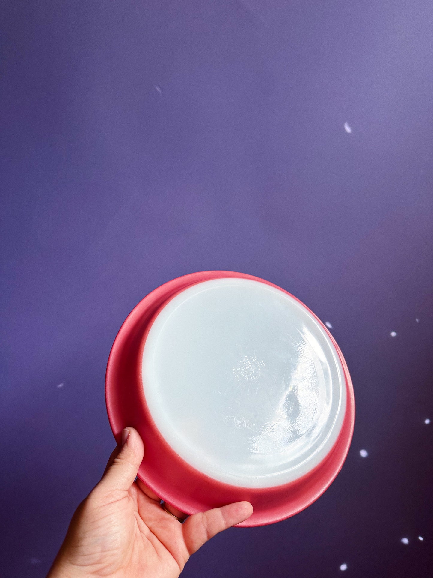 Pyrex Vintage 1950's Flamingo Pink 8.5" Ovenware Pie Pan Dish #209