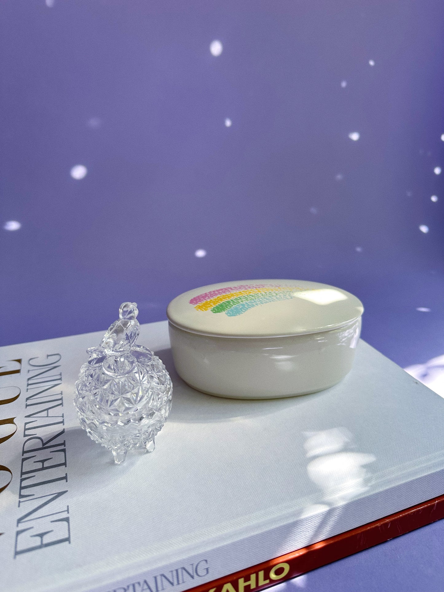 Vintage Teleflora Porcelain Lidded Box