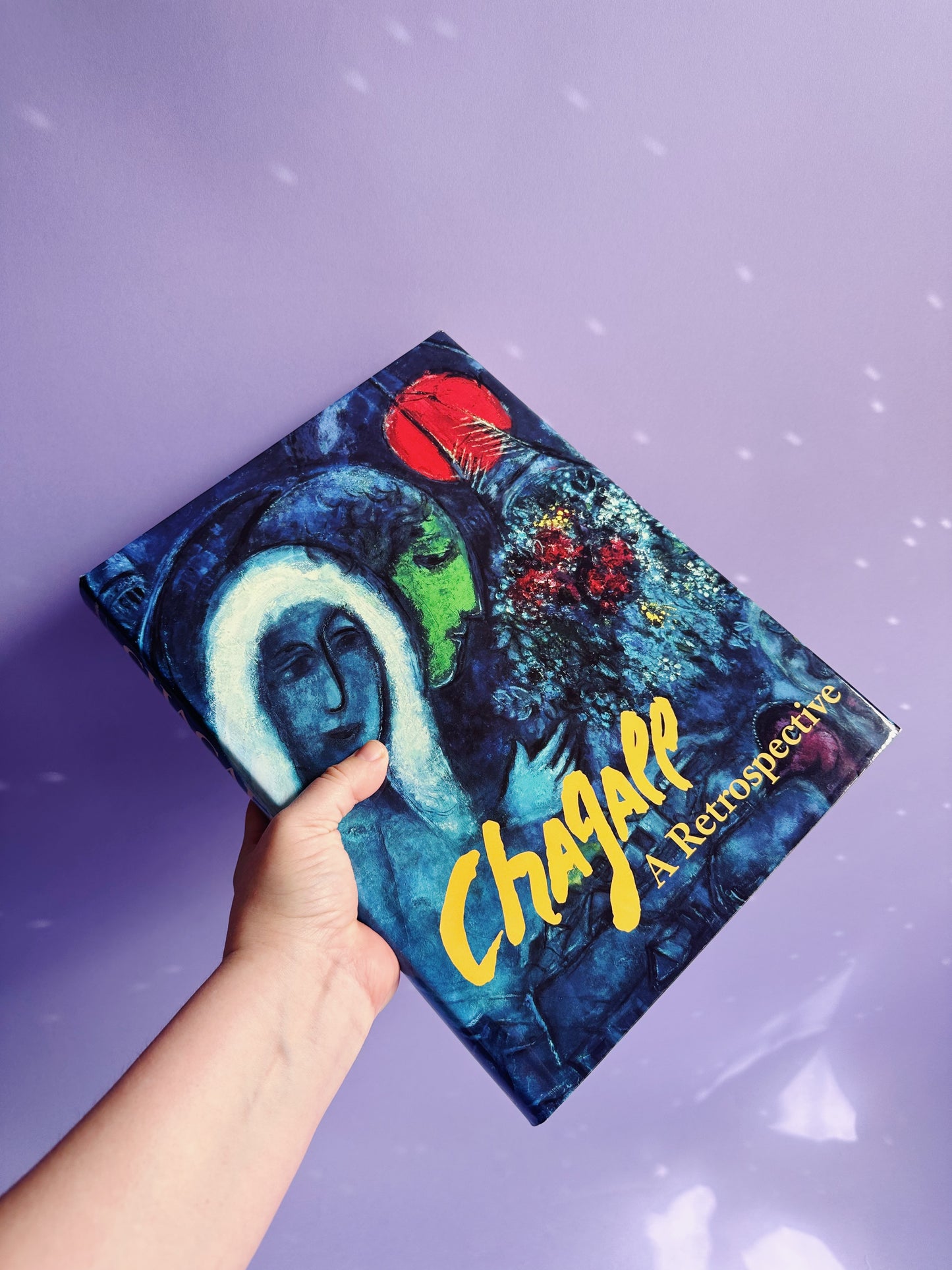 Chagall: A Retrospective Hardcover Art Book - Blue Cover Large & Heavy