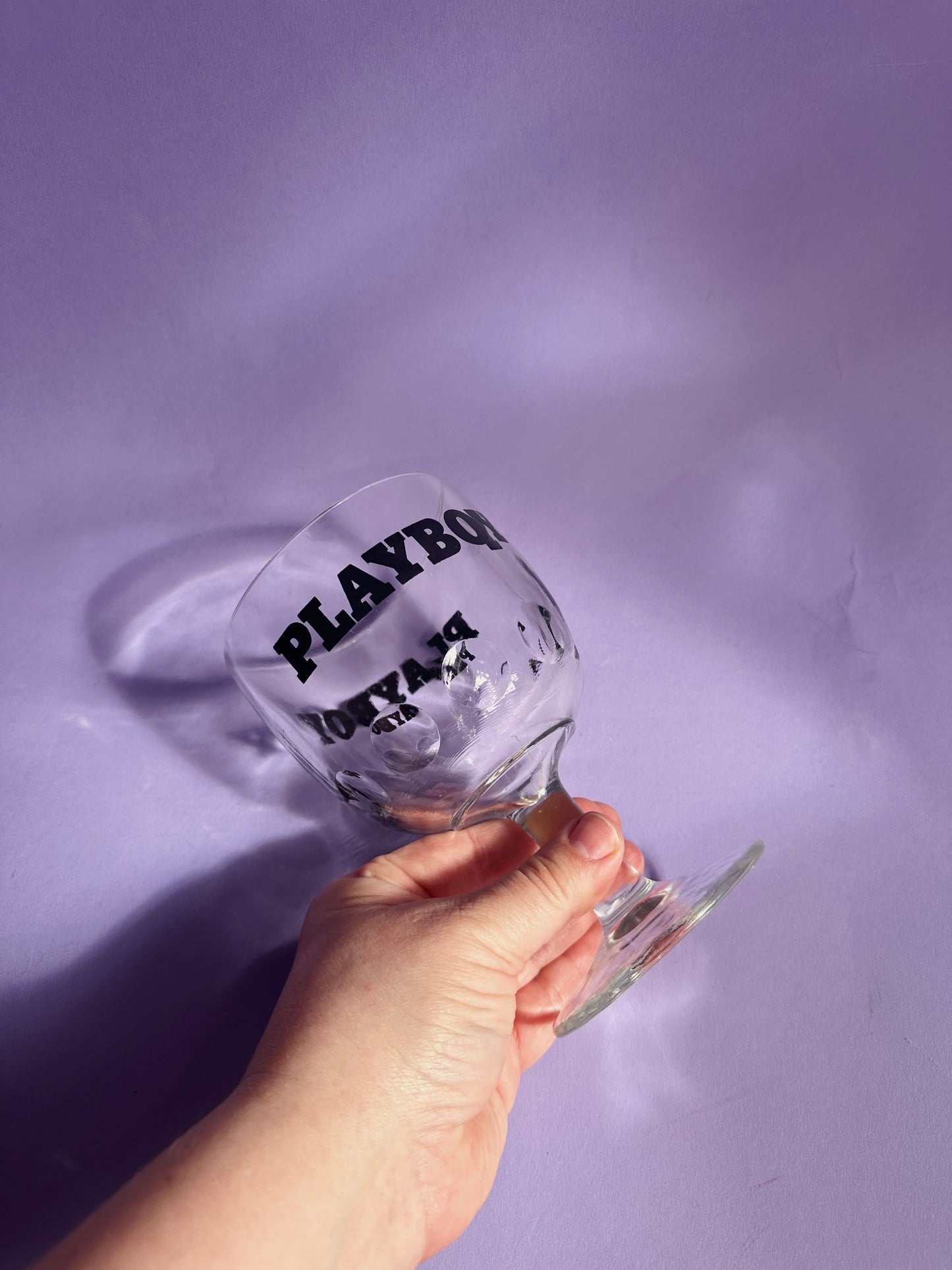 Vintage Playboy Glass Stemware