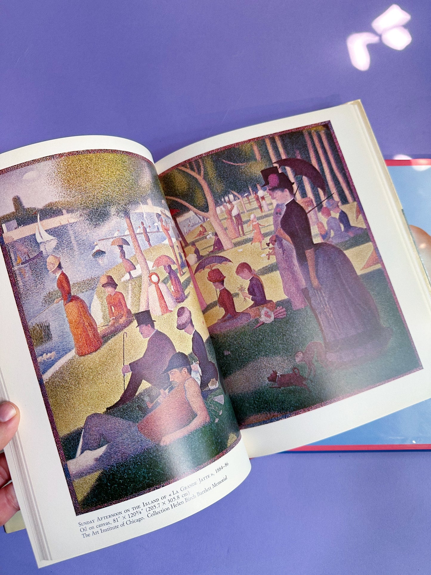 1980 Vintage Hardcover Seurat Art Coffee Table Book