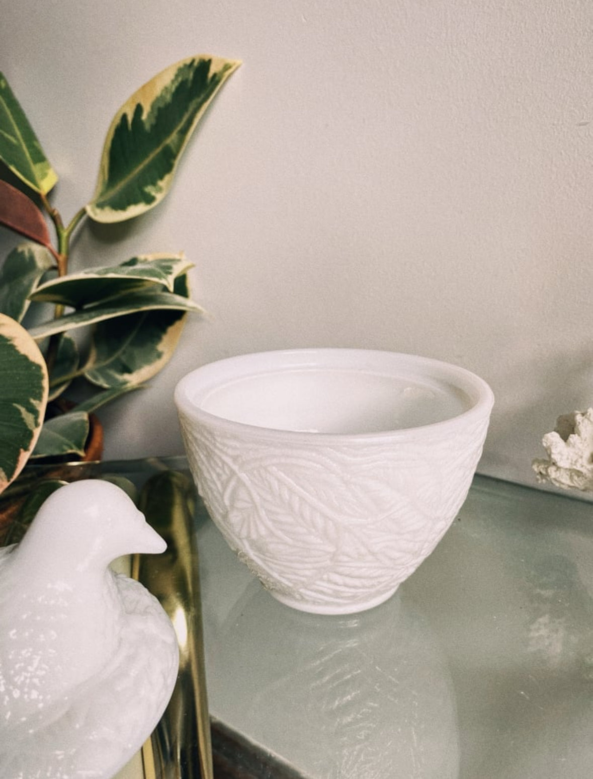 Avon Hen on Nest Milk Glass Dish
