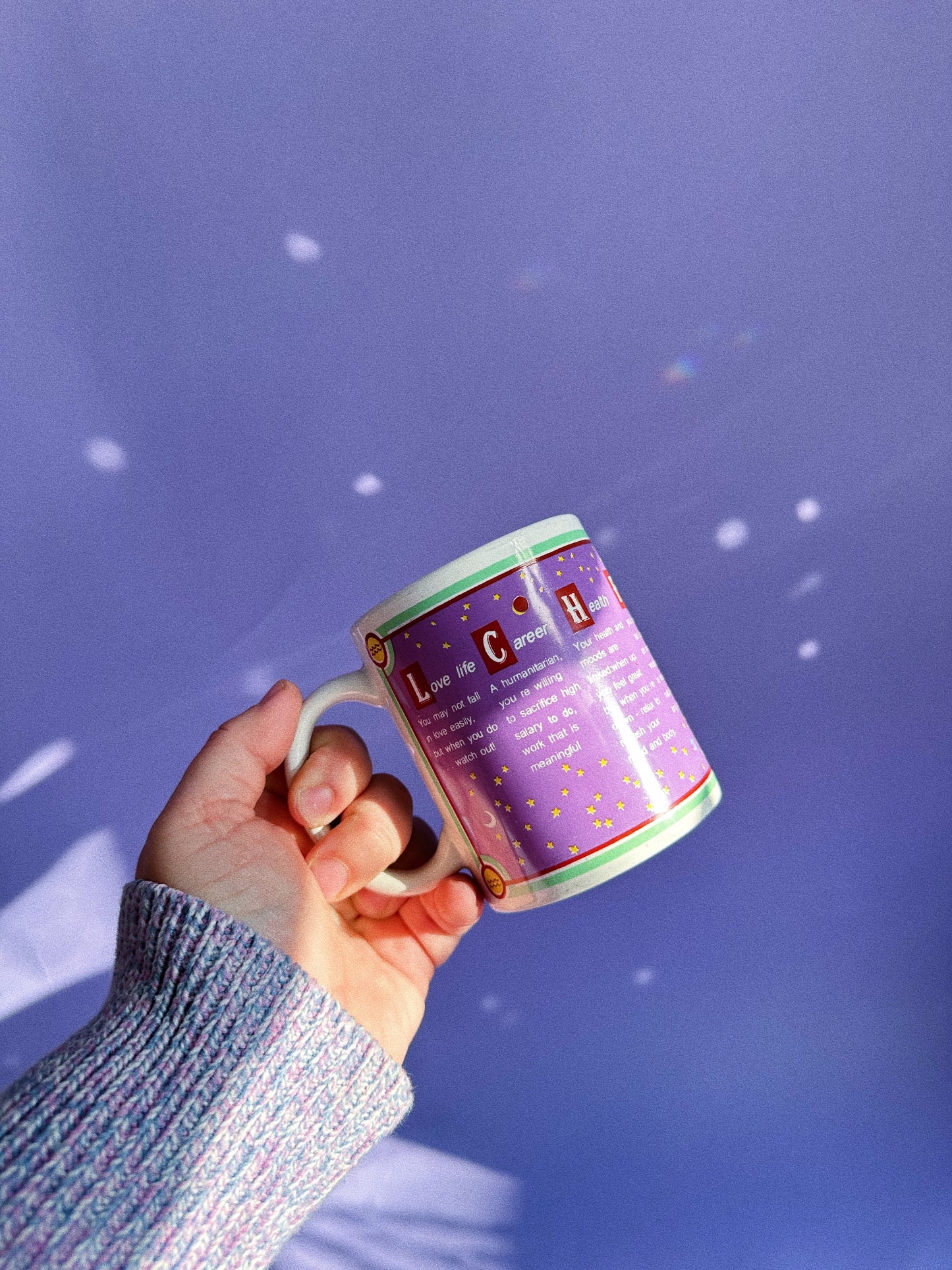 Vintage 90s Aquarius Coffee Mug