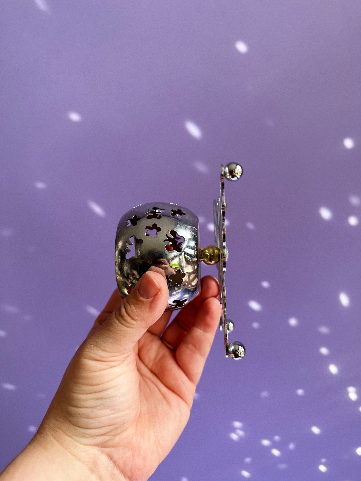 Metal Butterfly Tealight Candle Holder