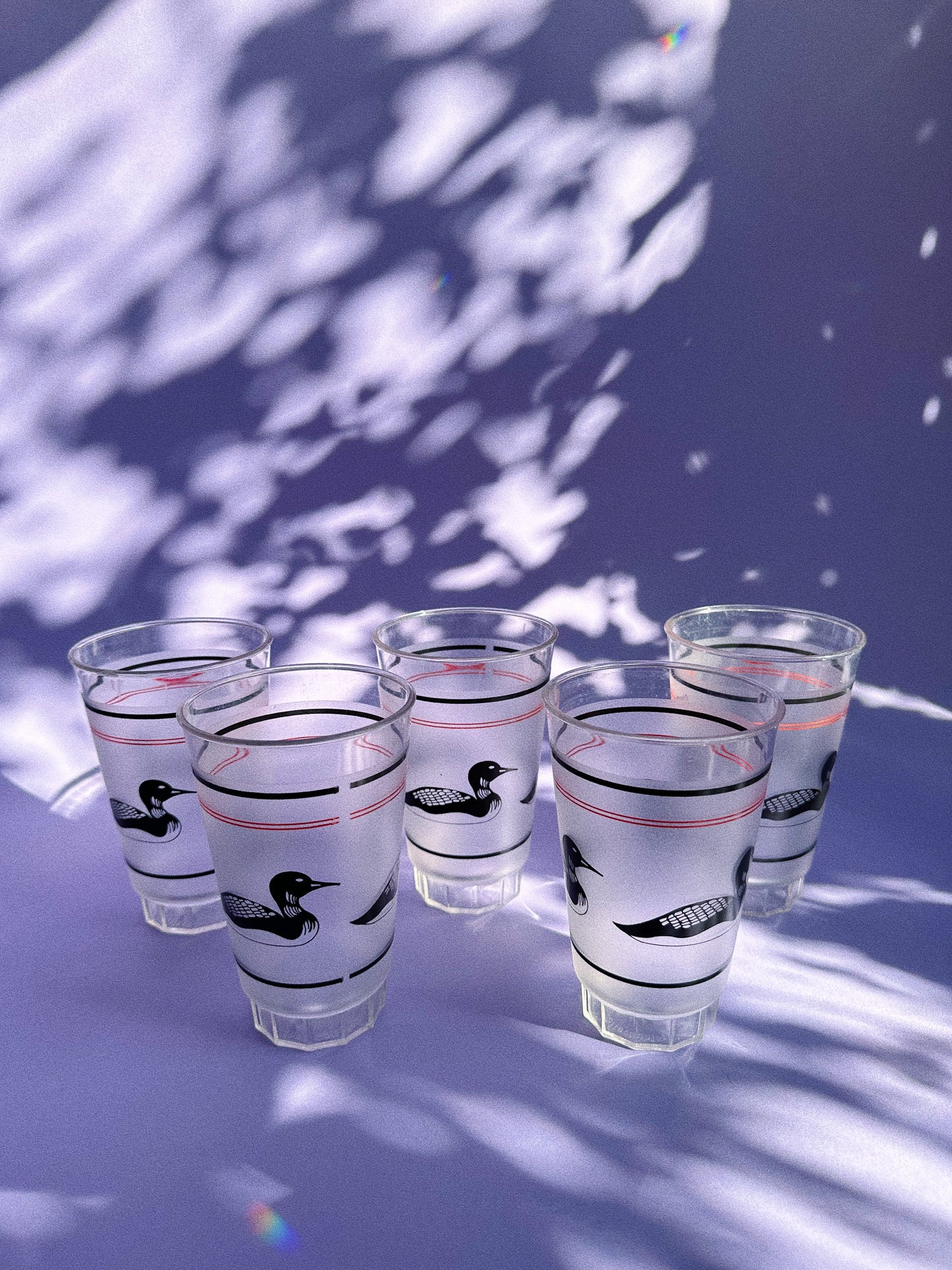 Vintage Cottage Loon Cups