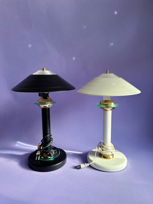 Vintage 80s UFO Lamps