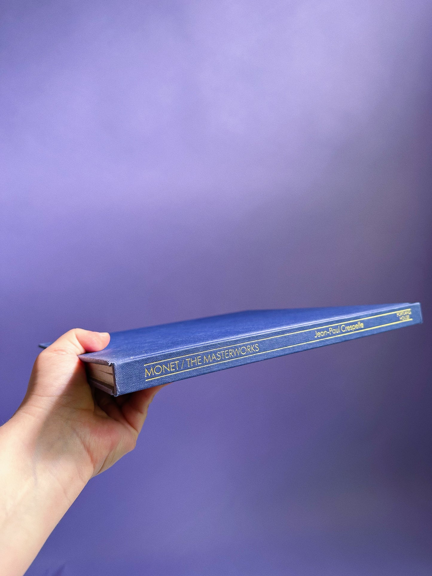 Vintage Monet Masterworks Hardcover Coffee Table Book