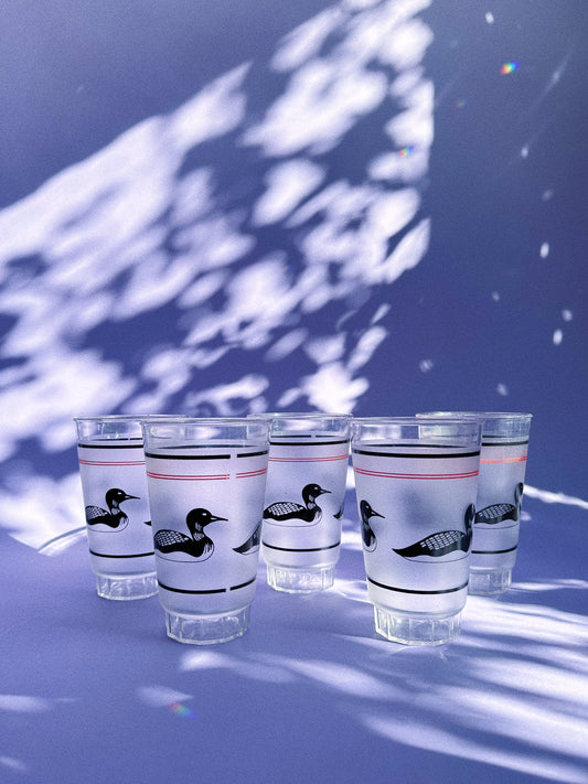 Vintage Cottage Loon Cups