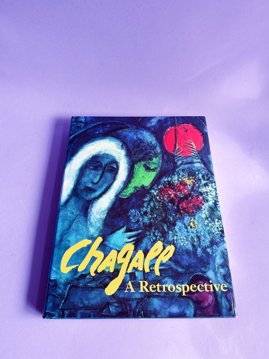 Chagall: A Retrospective Hardcover Art Book - Blue Cover Large & Heavy