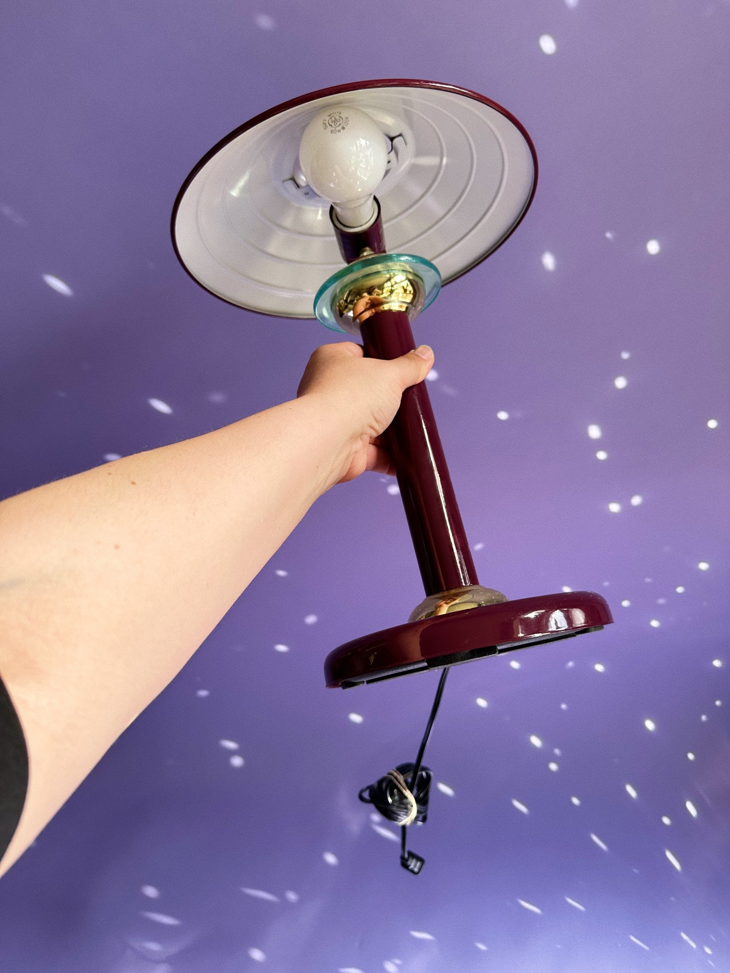 Vintage 80s UFO Lamps