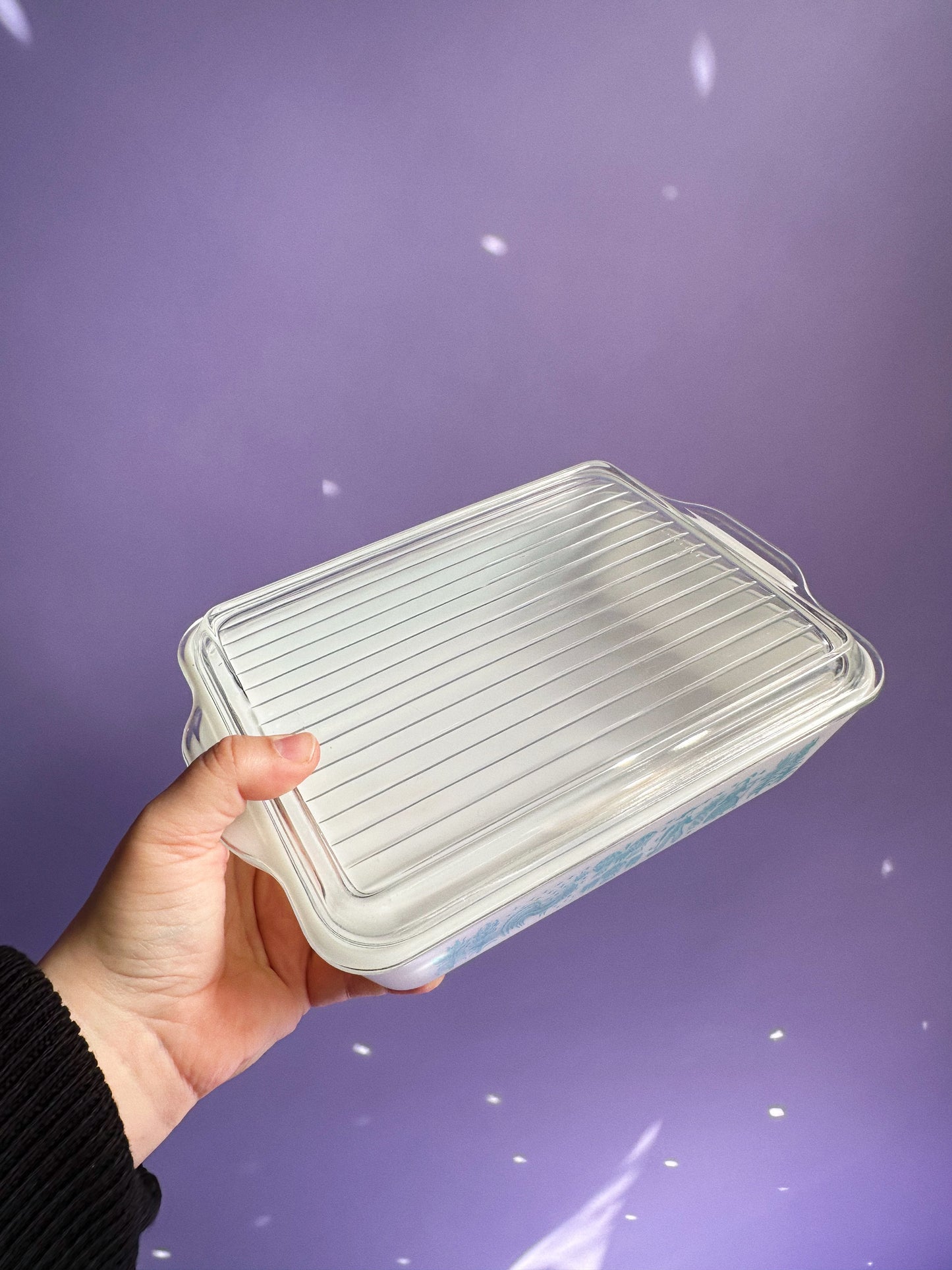 Pyrex Amish Butterprint 503 Refrigerator Dish With Lid 1.5 Quart