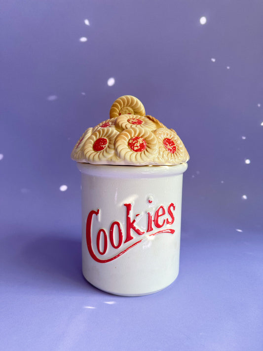 Vintage Munchtime by Himark COOKIES Cookie Jar Japan