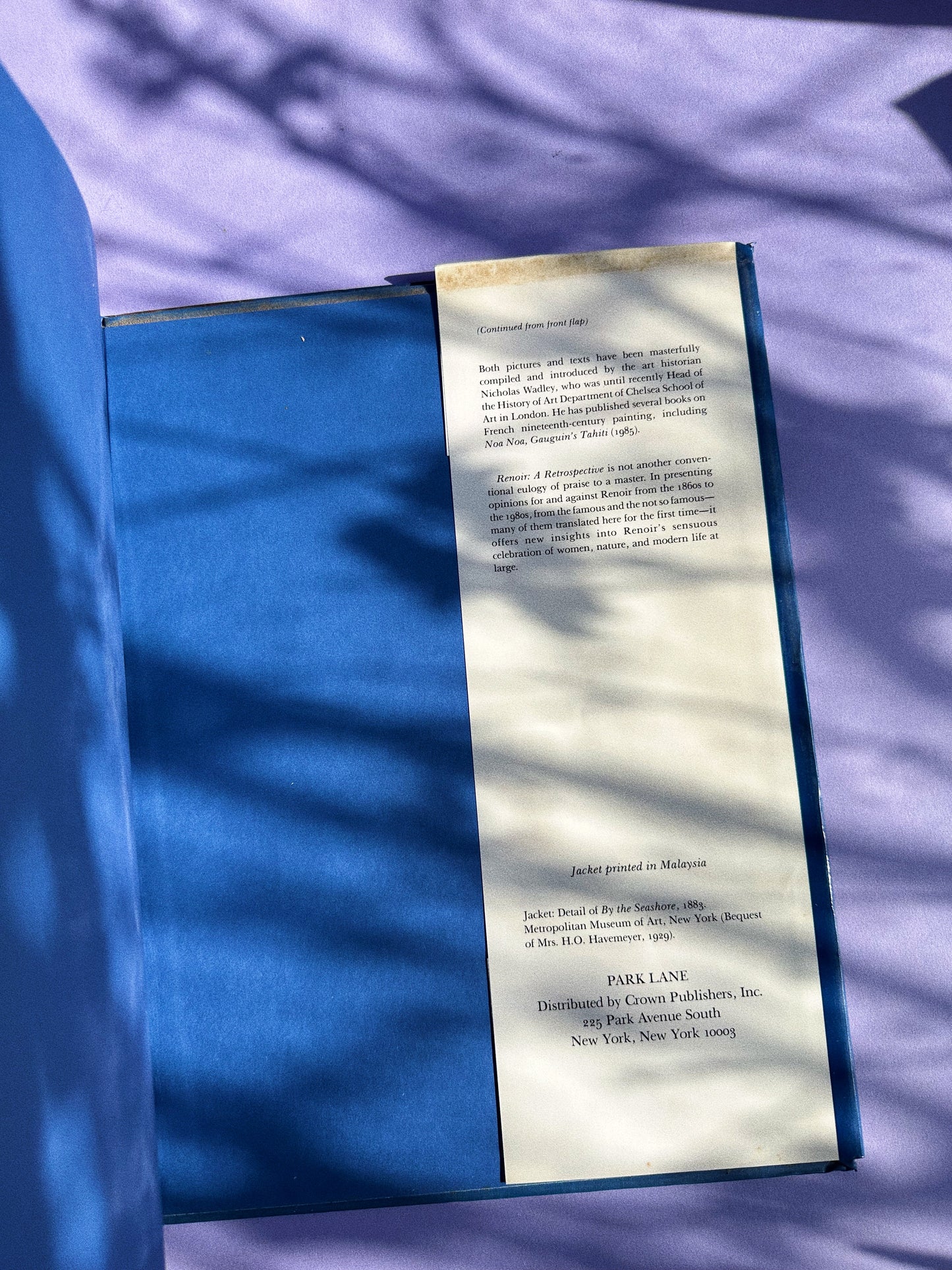 Huge Renoir A Retrospective Hardcover Coffee Table Book