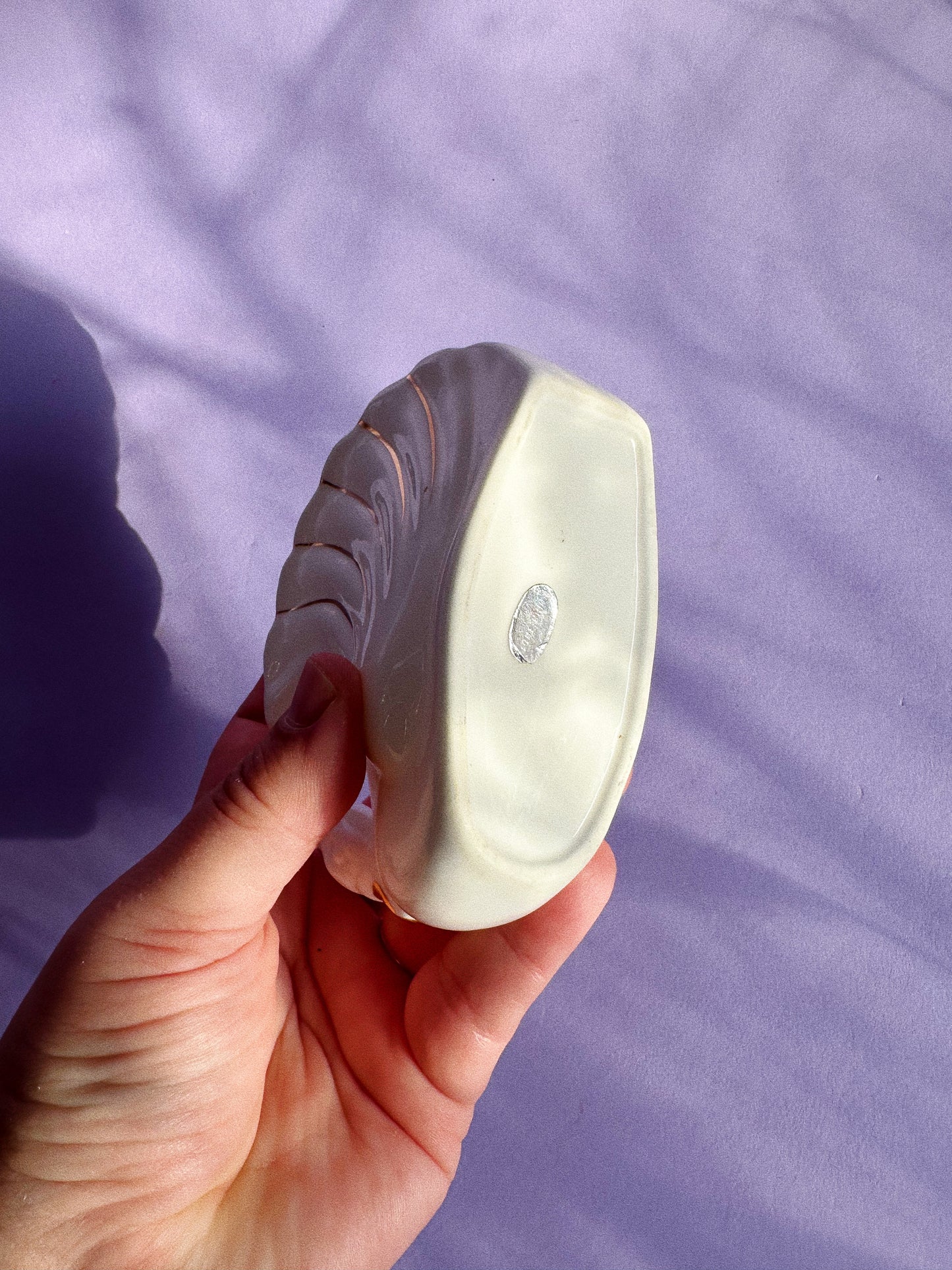 Vintage Porcelain Swan Bud Vase