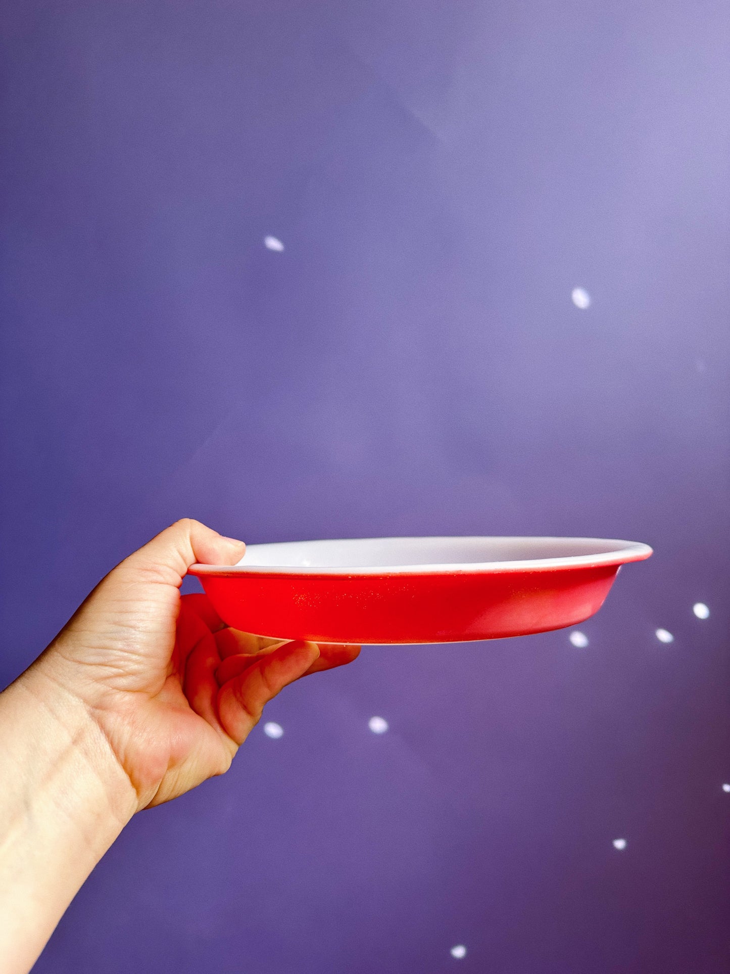 Pyrex Vintage 1950's Flamingo Pink 8.5" Ovenware Pie Pan Dish #209