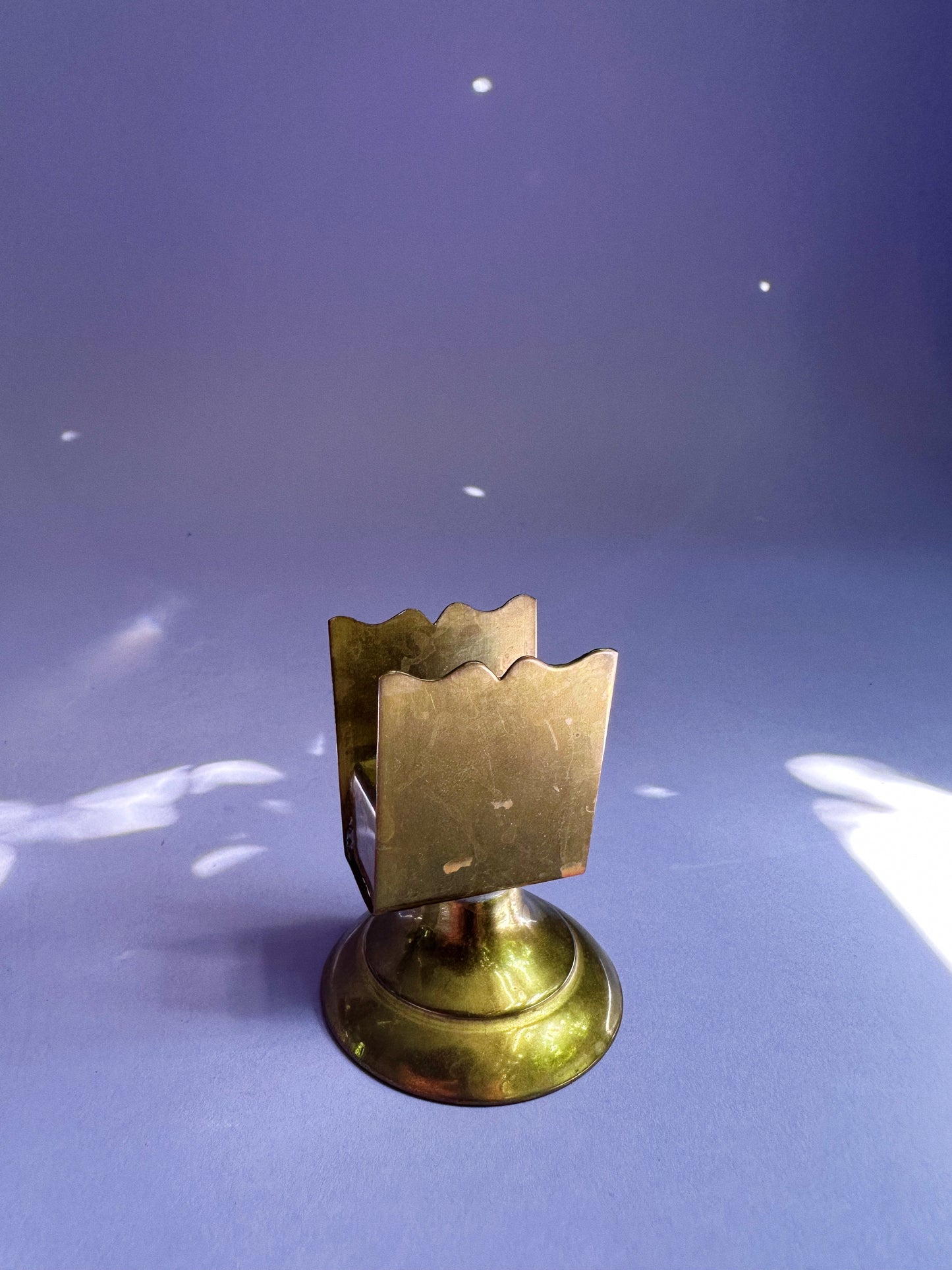 Antique Brass Matchbook Holder