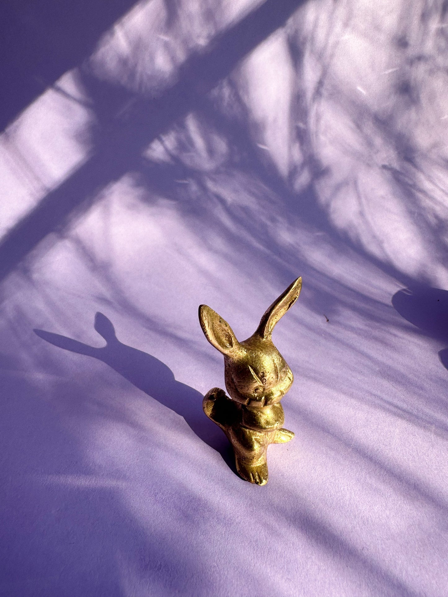 Mini Vintage Brass Bunny Bottle Opener
