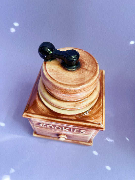 Vintage McCoy Coffee Grinder Cookie Jar