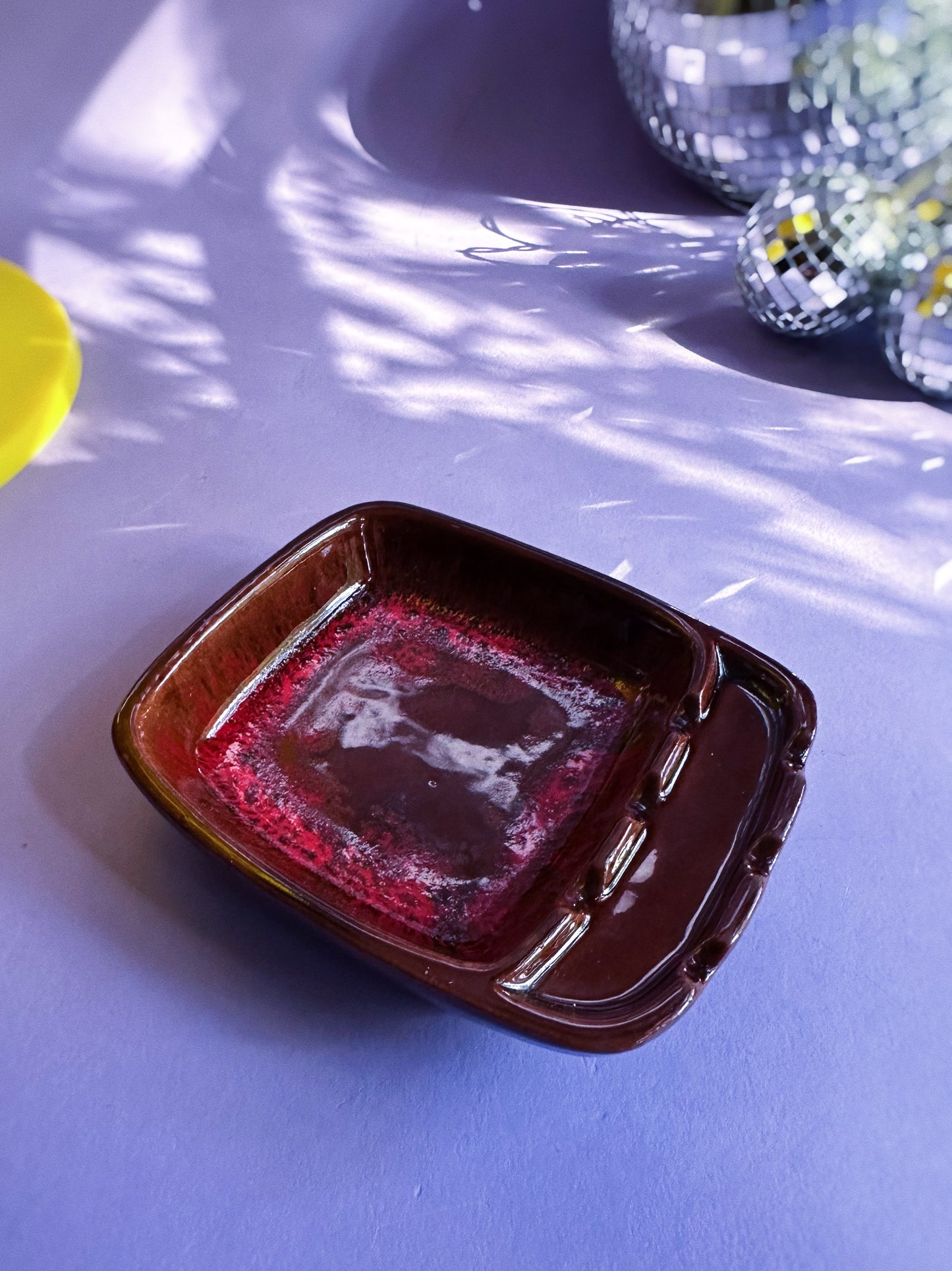 Vintage McMaster K1 Pottery Canada Ashtray / Throw / Ring Dish