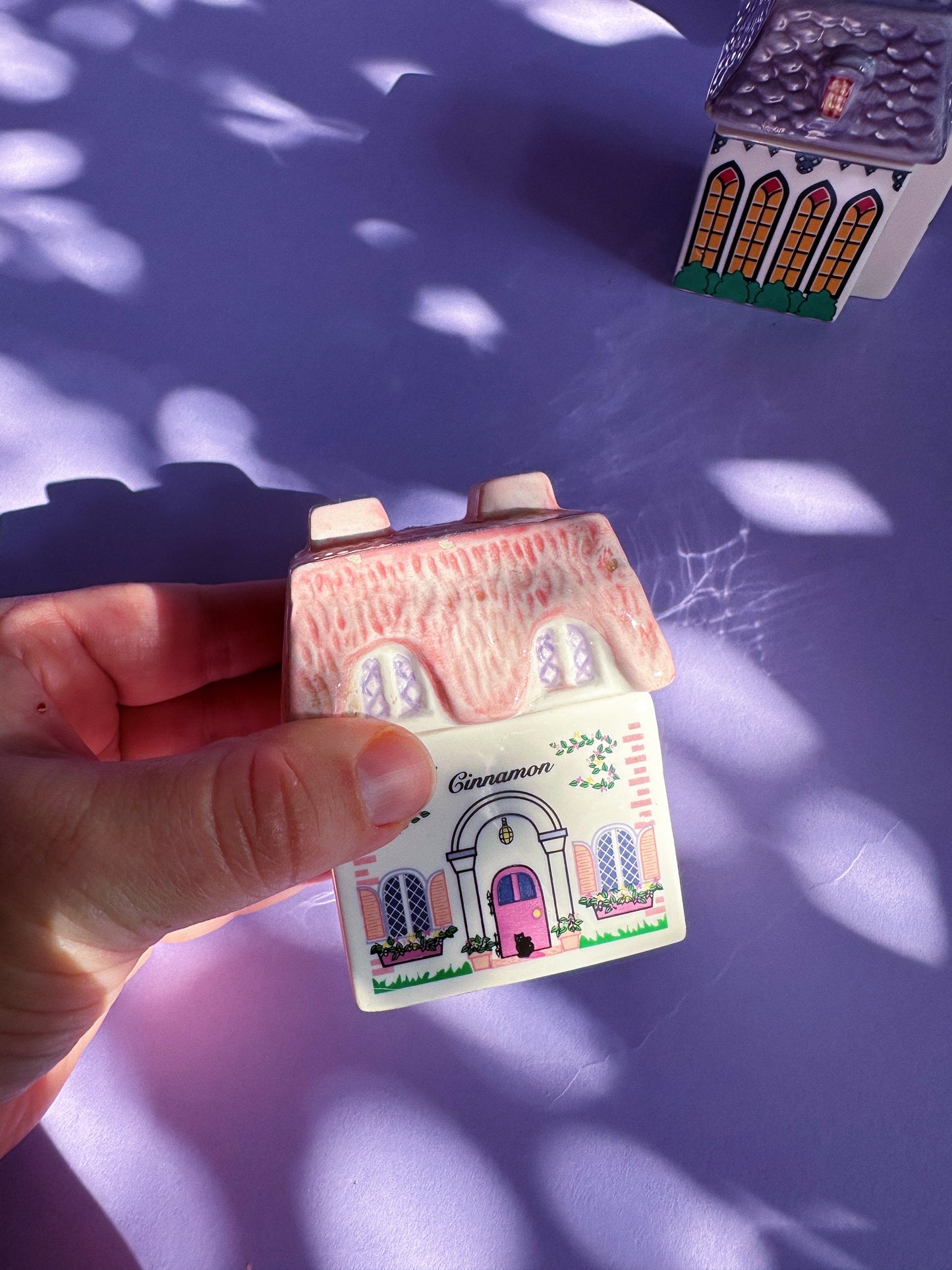 Vintage Avon Spice Village Houses Victorian