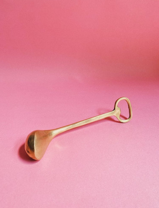 Heavy Vintage Solid Brass Golf Club Driver Bottle Opener