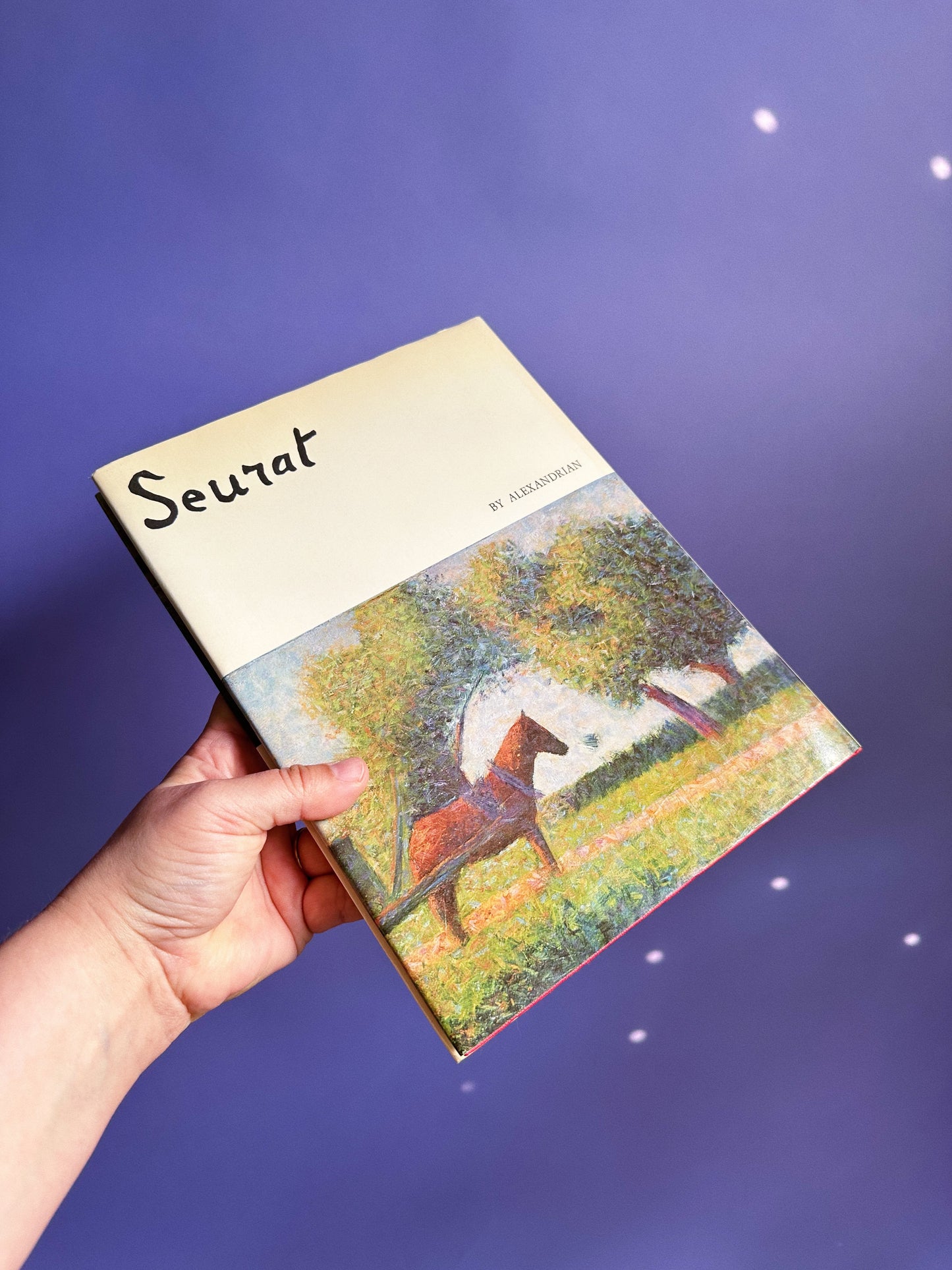 1980 Vintage Hardcover Seurat Art Coffee Table Book
