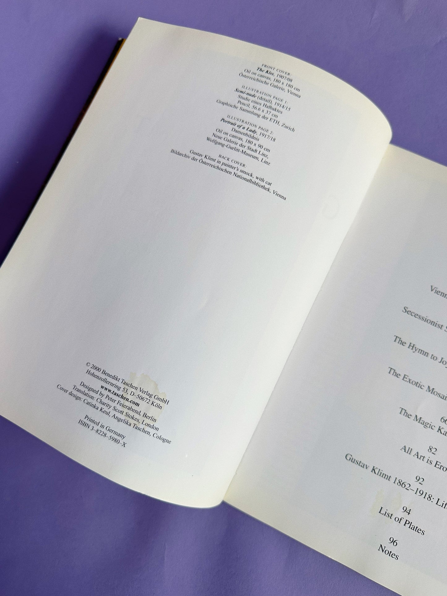 Gustav Klimt Softcover Taschen Coffee Table Book