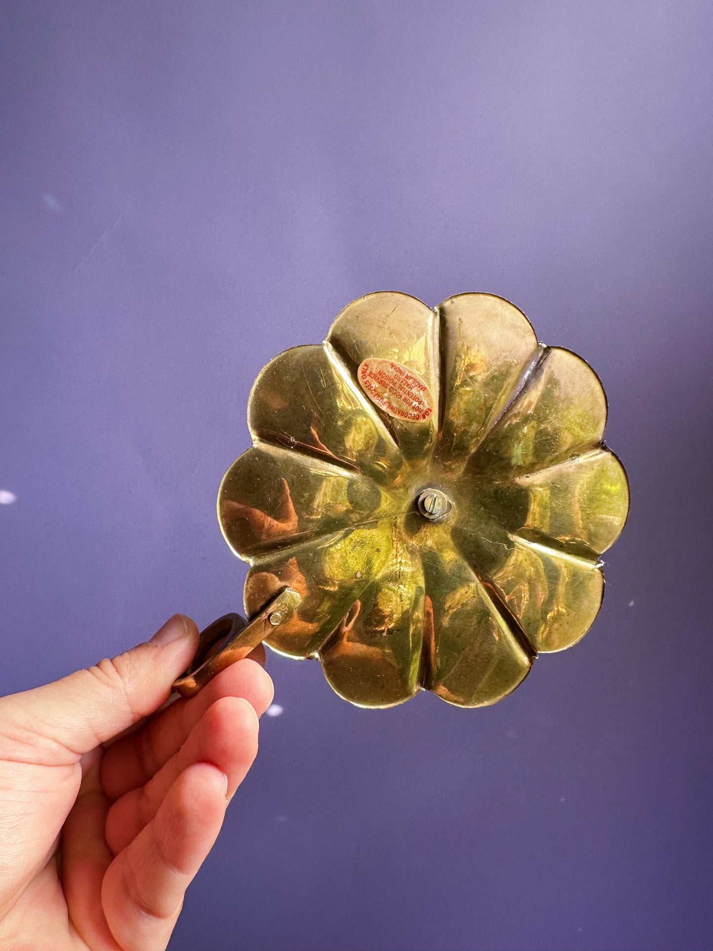 Pair of Brass Chamber Candlesticks for Taper Candles