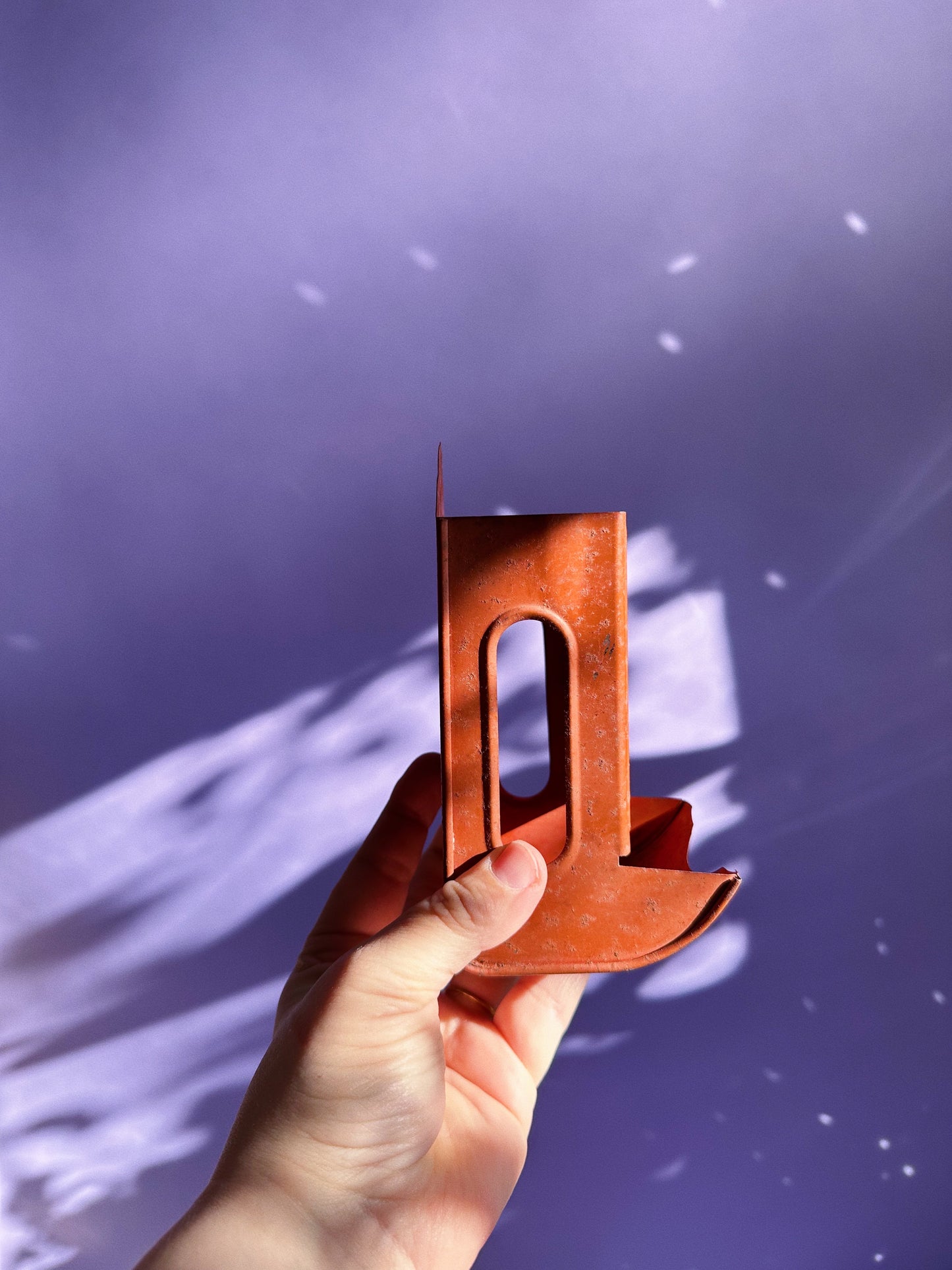 Vintage Tin Kitchen Match Box Holder Wall Mount Red